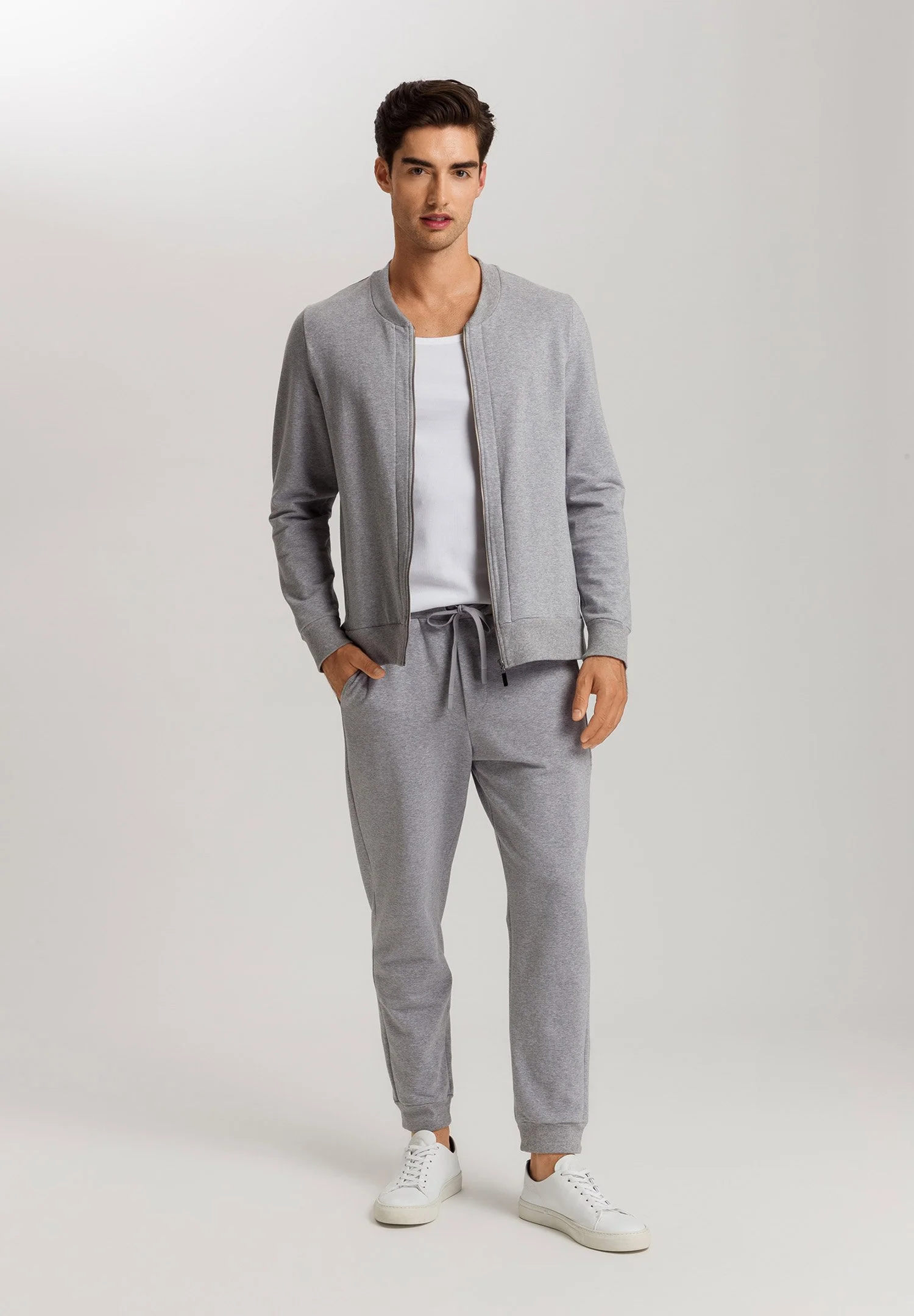 Natural Living Cardigan | grey melange 075774-073014 - Image 5