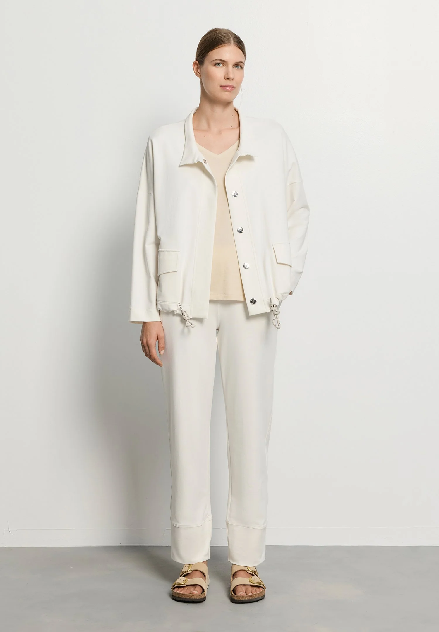 Natural Living Cardigan | misty white 078897-072123 - Image 7