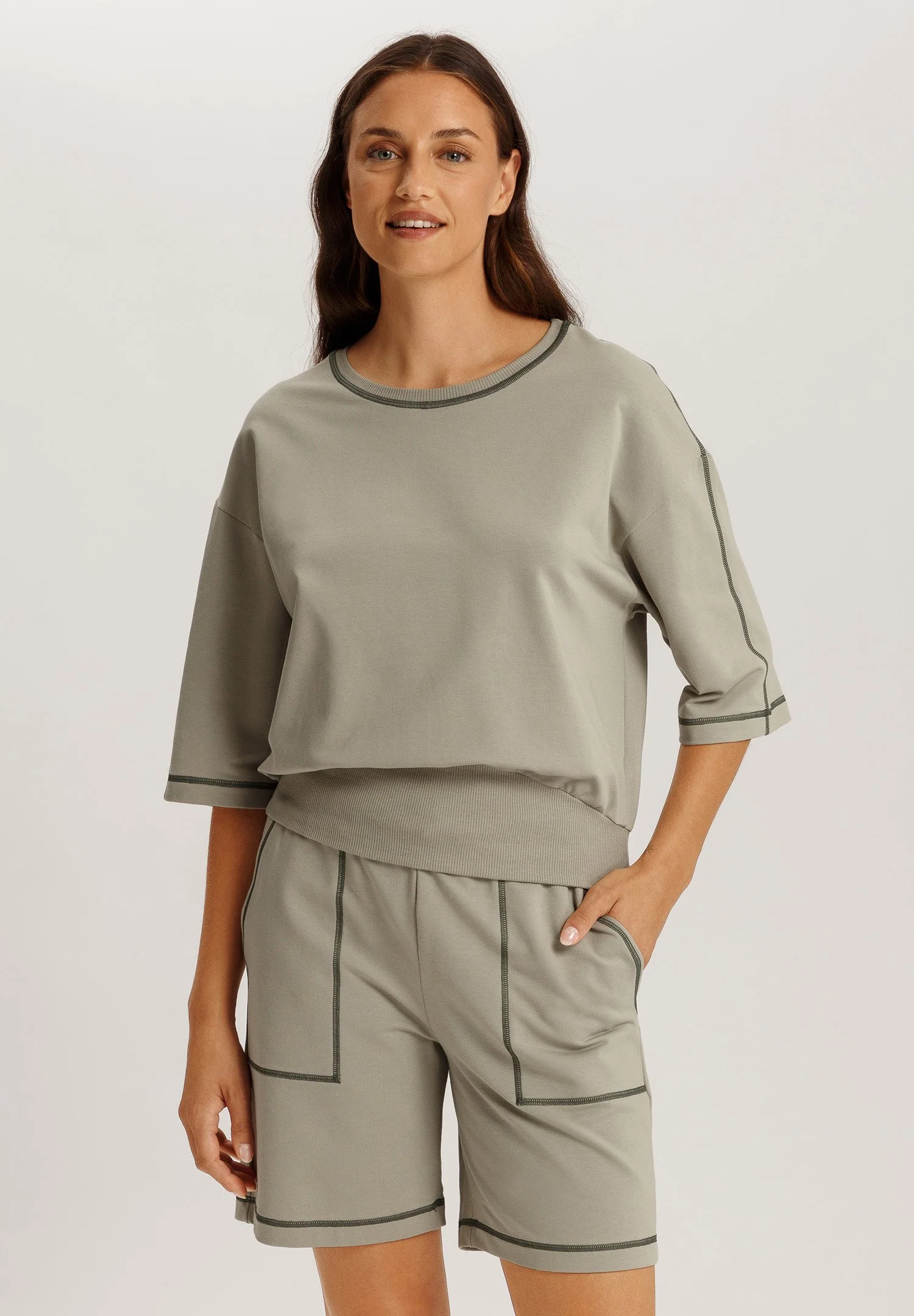 Natural Living S/SLV Sweatshirt | crystal green 078429-072732 - Image 2