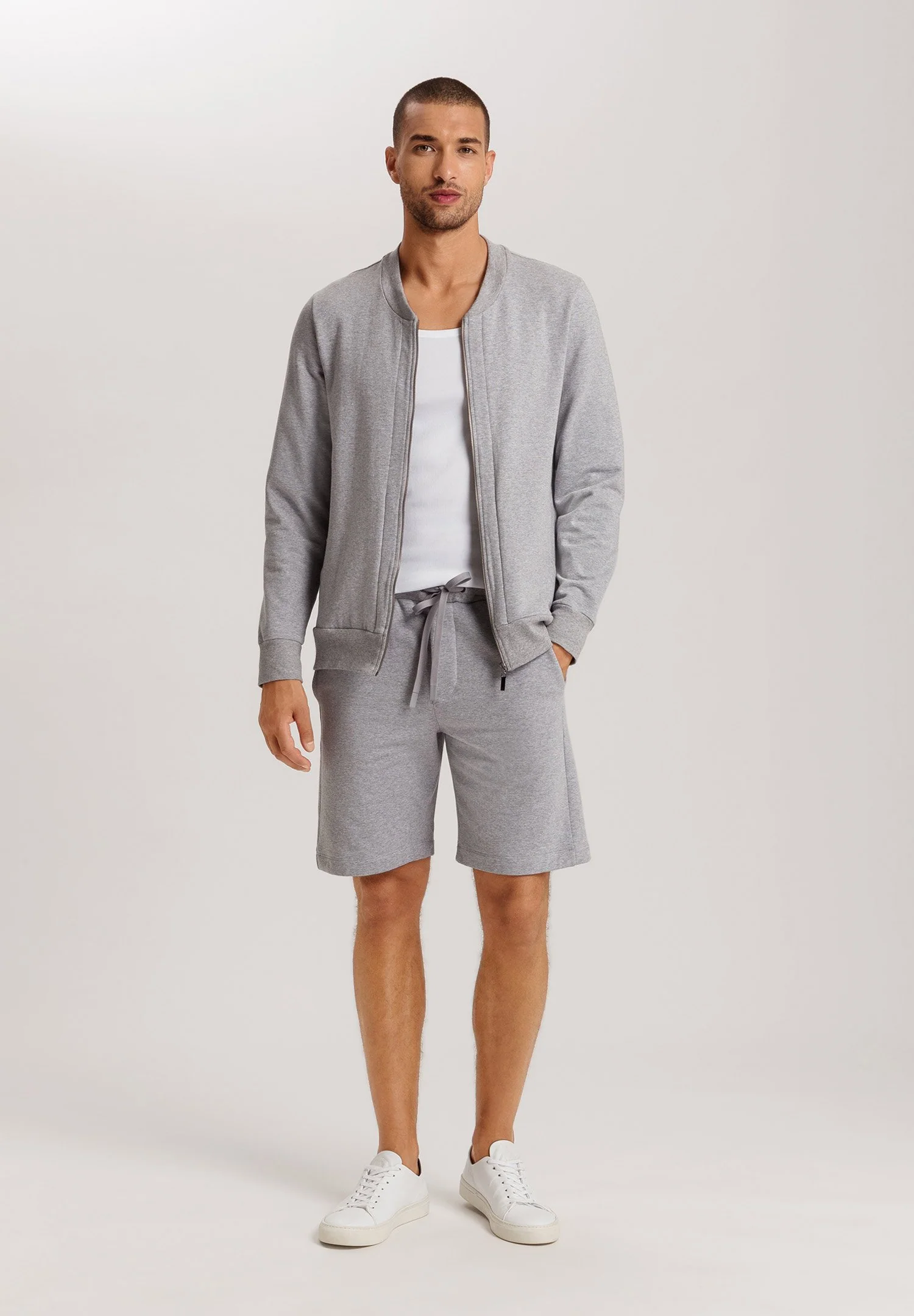 Natural Living Short Pants | grey melange 075772-073014 - Image 5