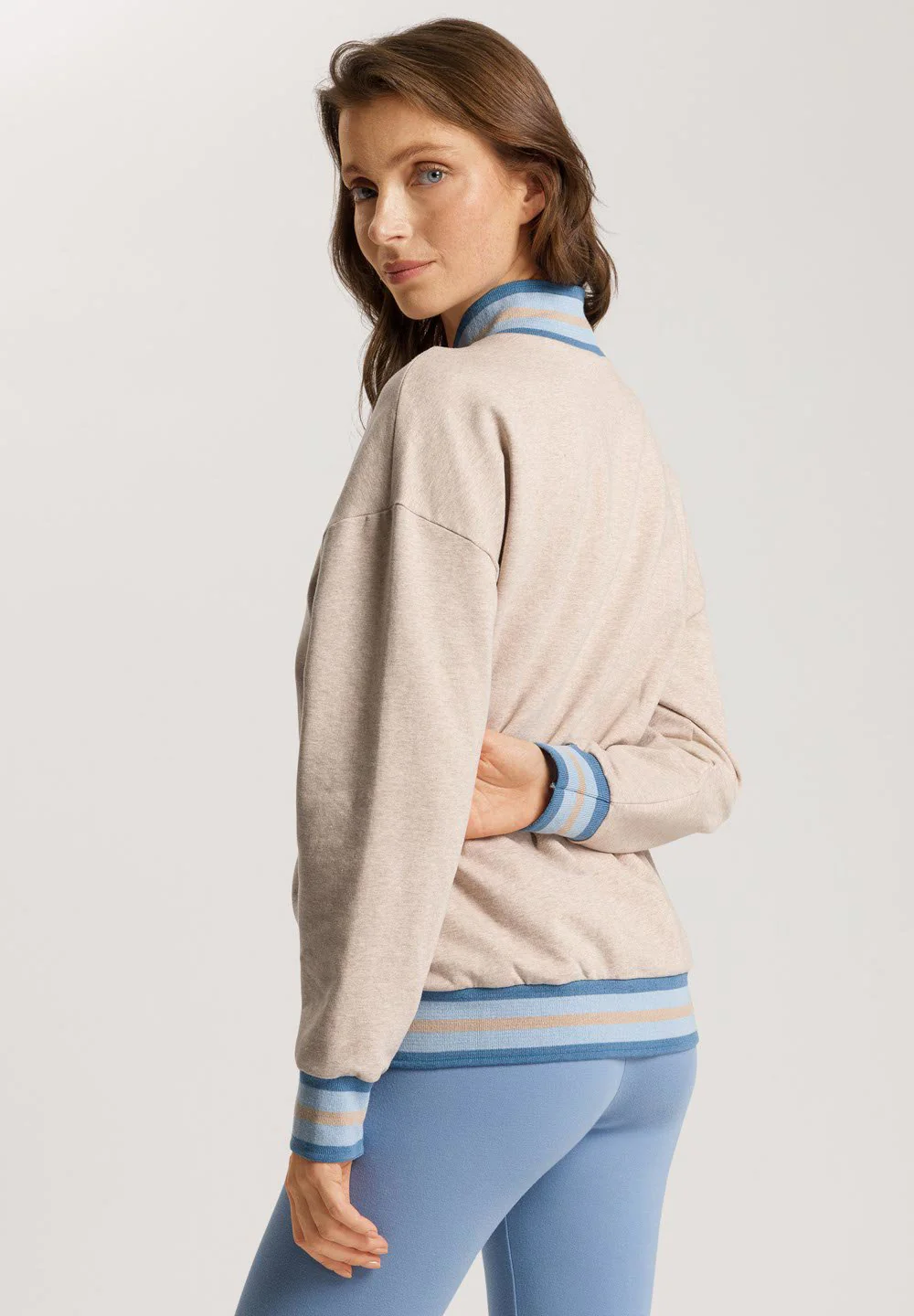 Natural Living Sweatshirt | camel melange 078849-072895 - Image 4