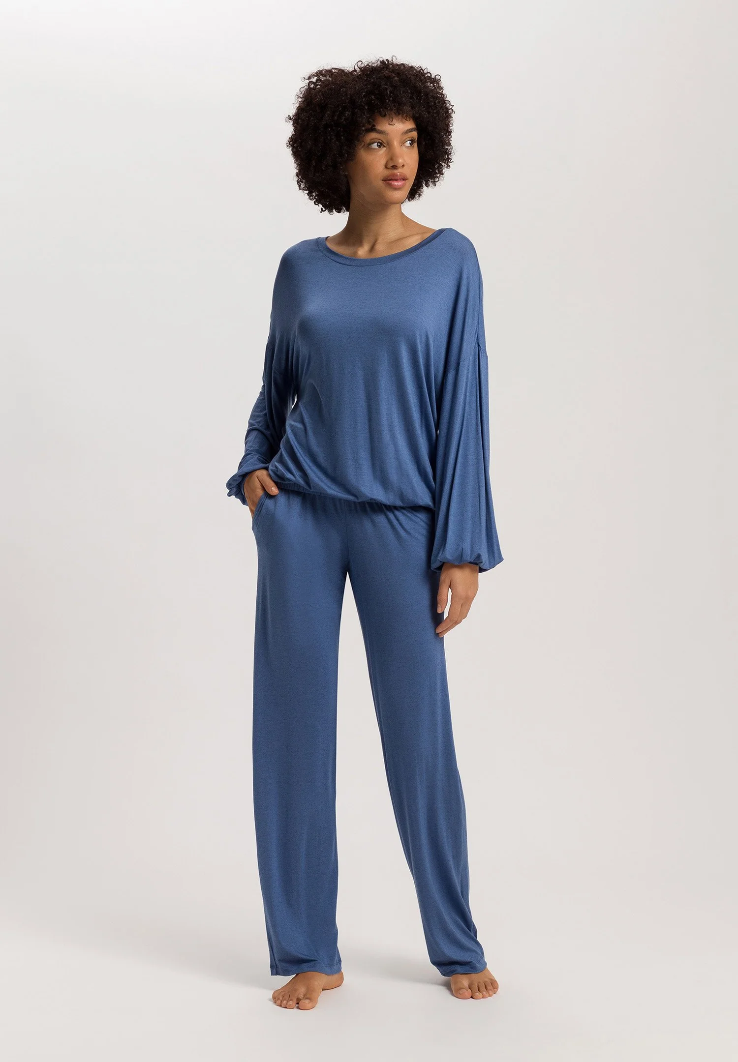 Natural Wear L/SLV Shirt | slate blue 078888-072642 - Image 5