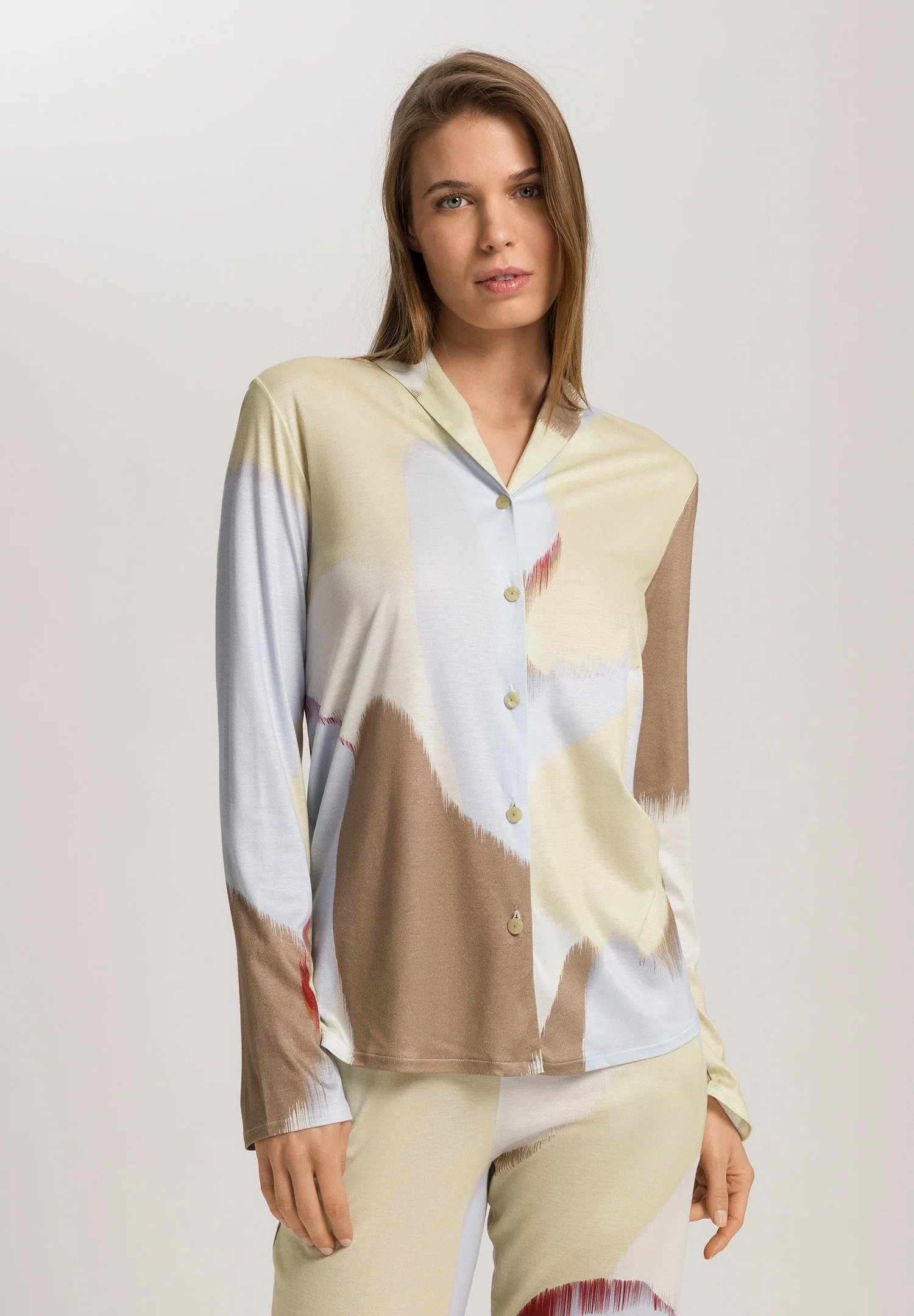 Olivia L/SLV Shirt | abstract paint 074775-073050 - Image 2