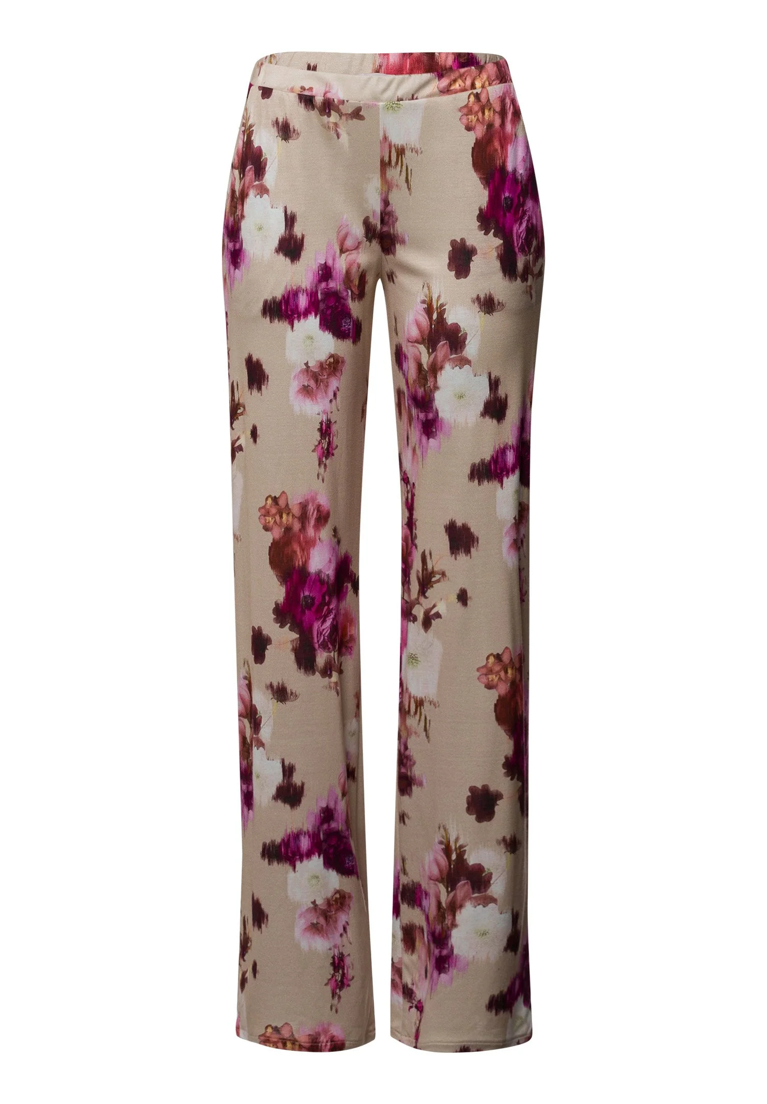 Olivia Long Pants | flower art print 074777-073051