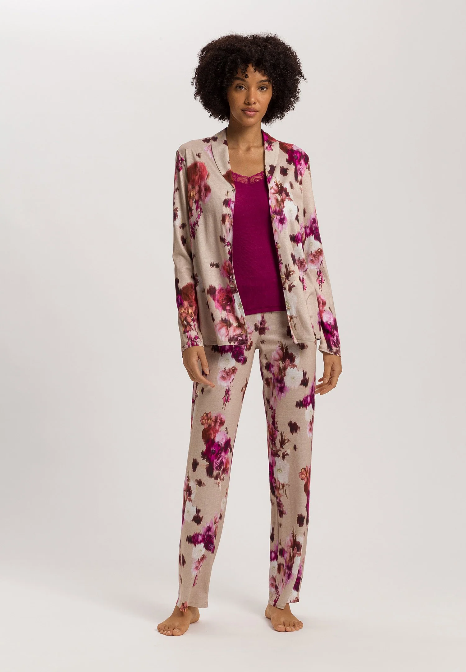 Olivia Long Pants | flower art print 074777-073051 - Image 5
