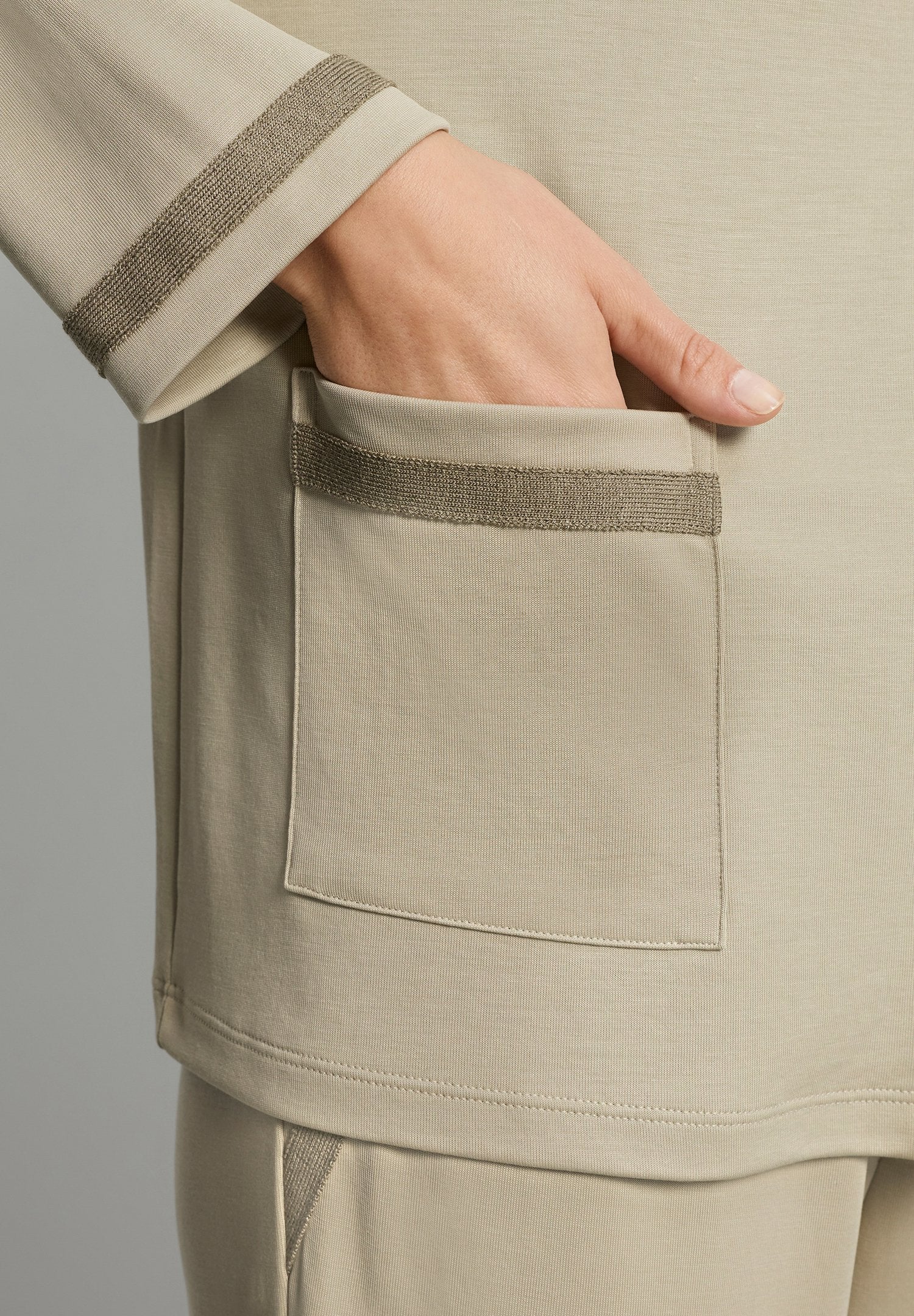 Pure Comfort Cardigan | olive stem 078902-072661 - Image 6