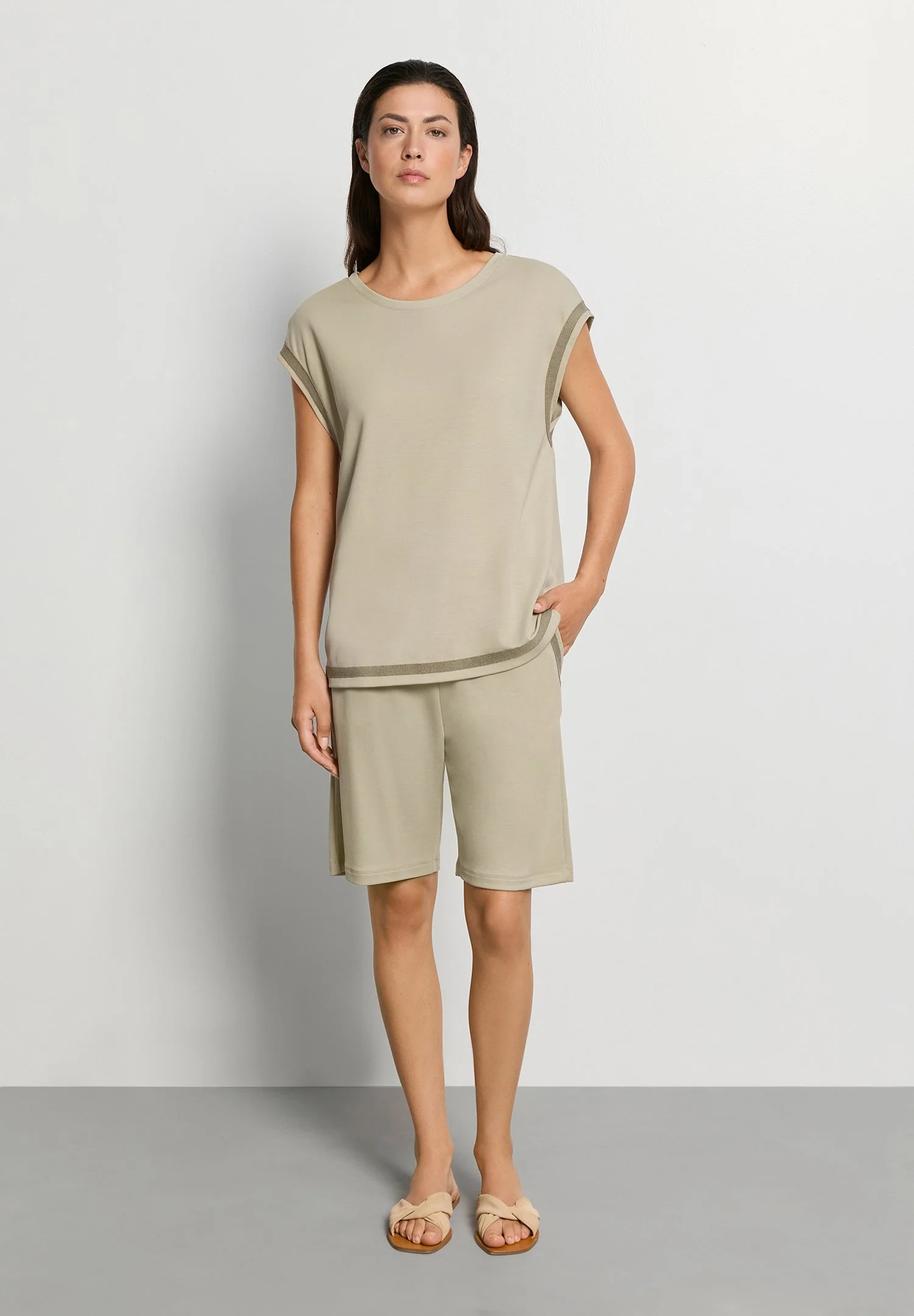 Pure Comfort Short Pants | olive stem 078904-072661 - Image 5