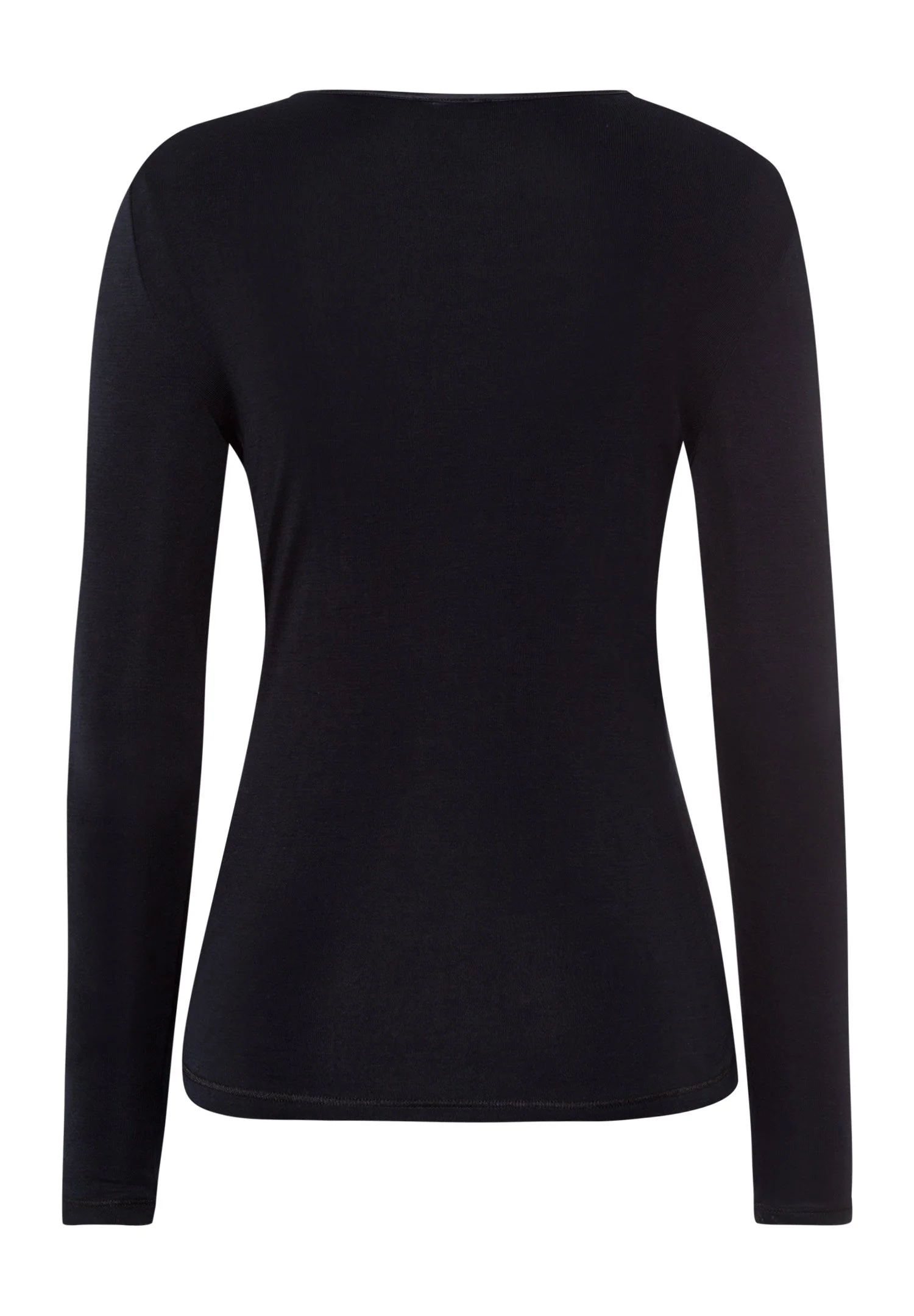 Pure Silk L/SLV Shirt | black 071719-070019 - Image 3