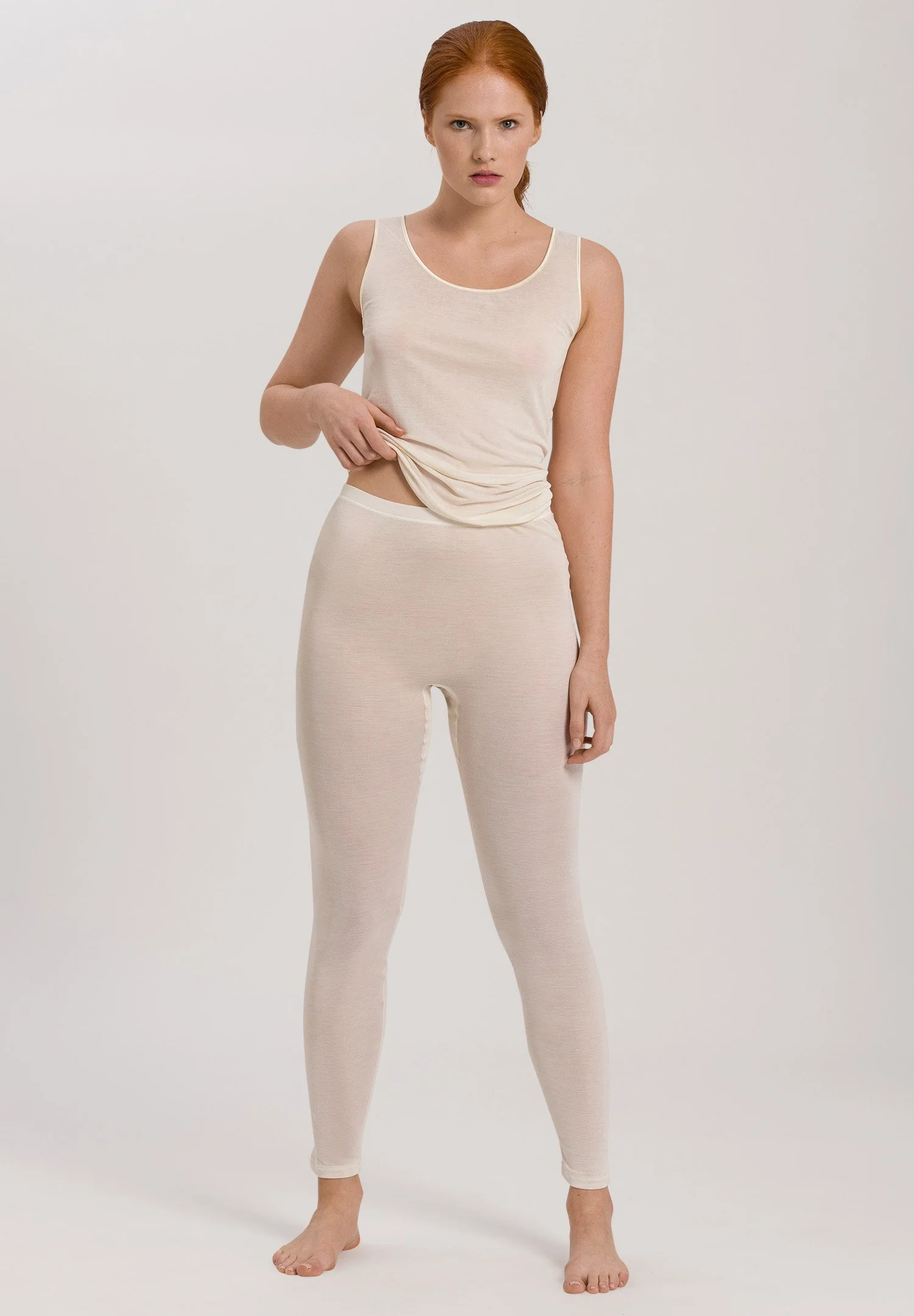 Pure Silk Longlegs | pale cream 071710-070116 - Image 5