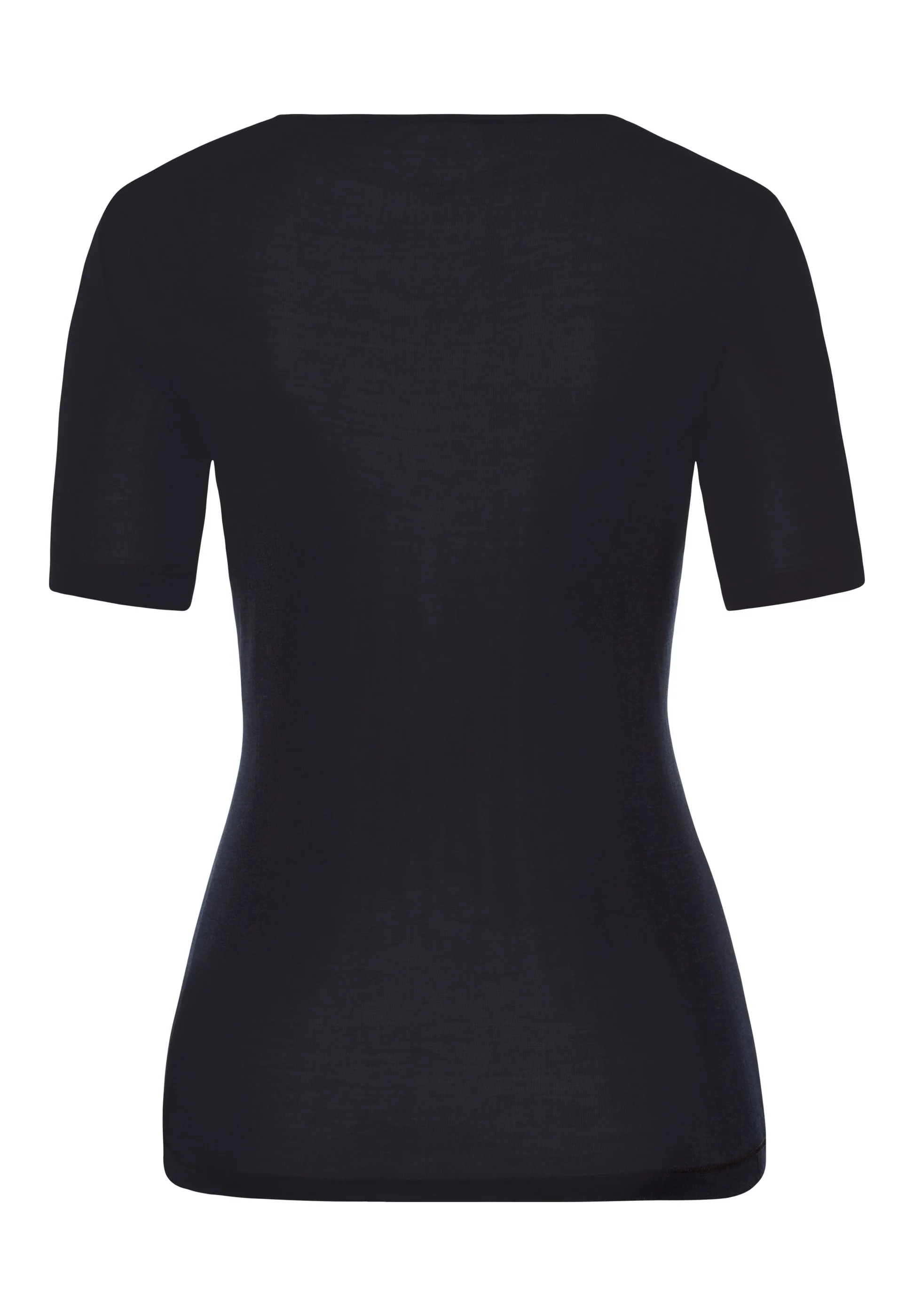 Pure Silk S/SLV Shirt | black 071718-070019 - Image 3
