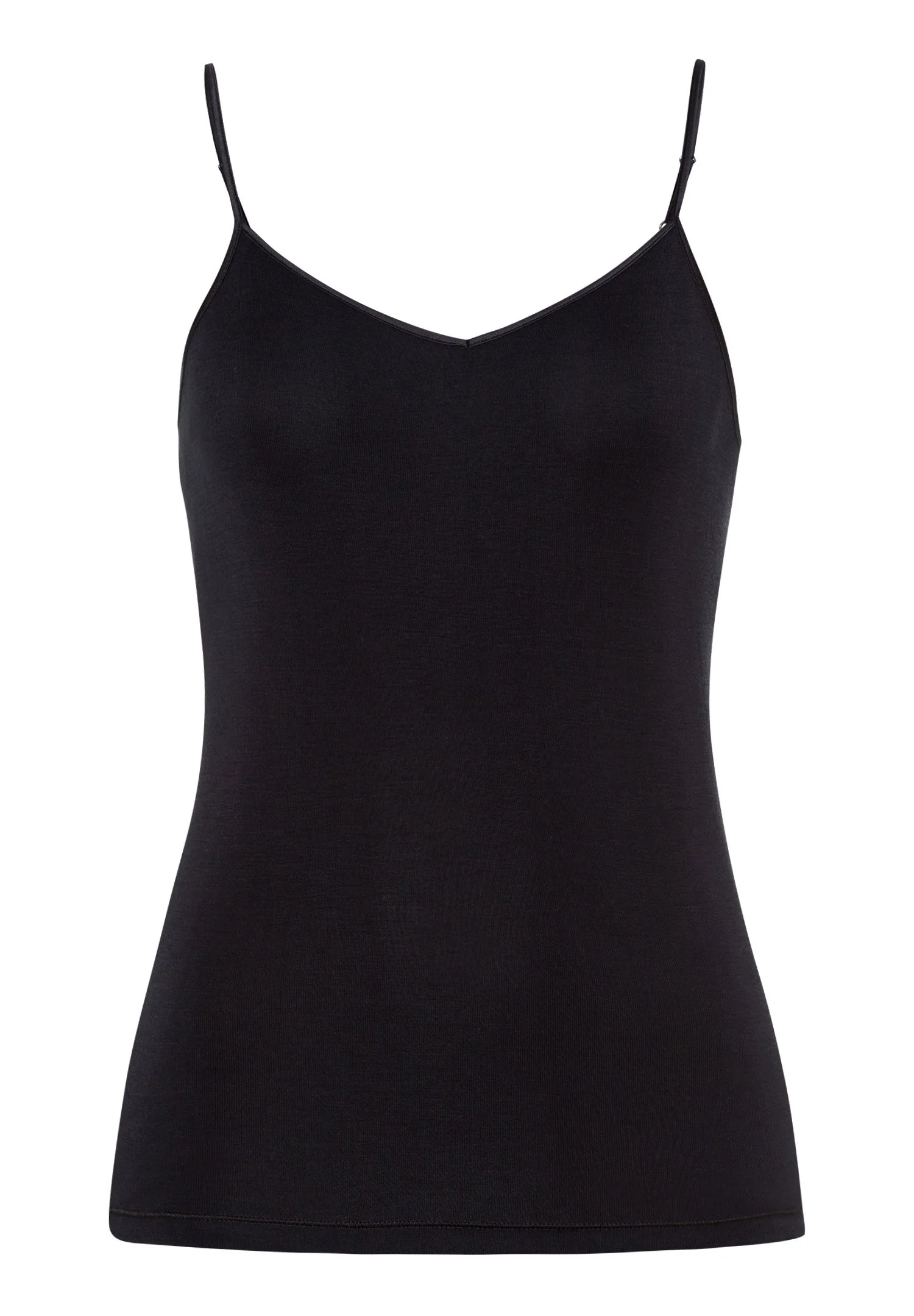Pure Silk Spaghetti Top | black 071716-070019