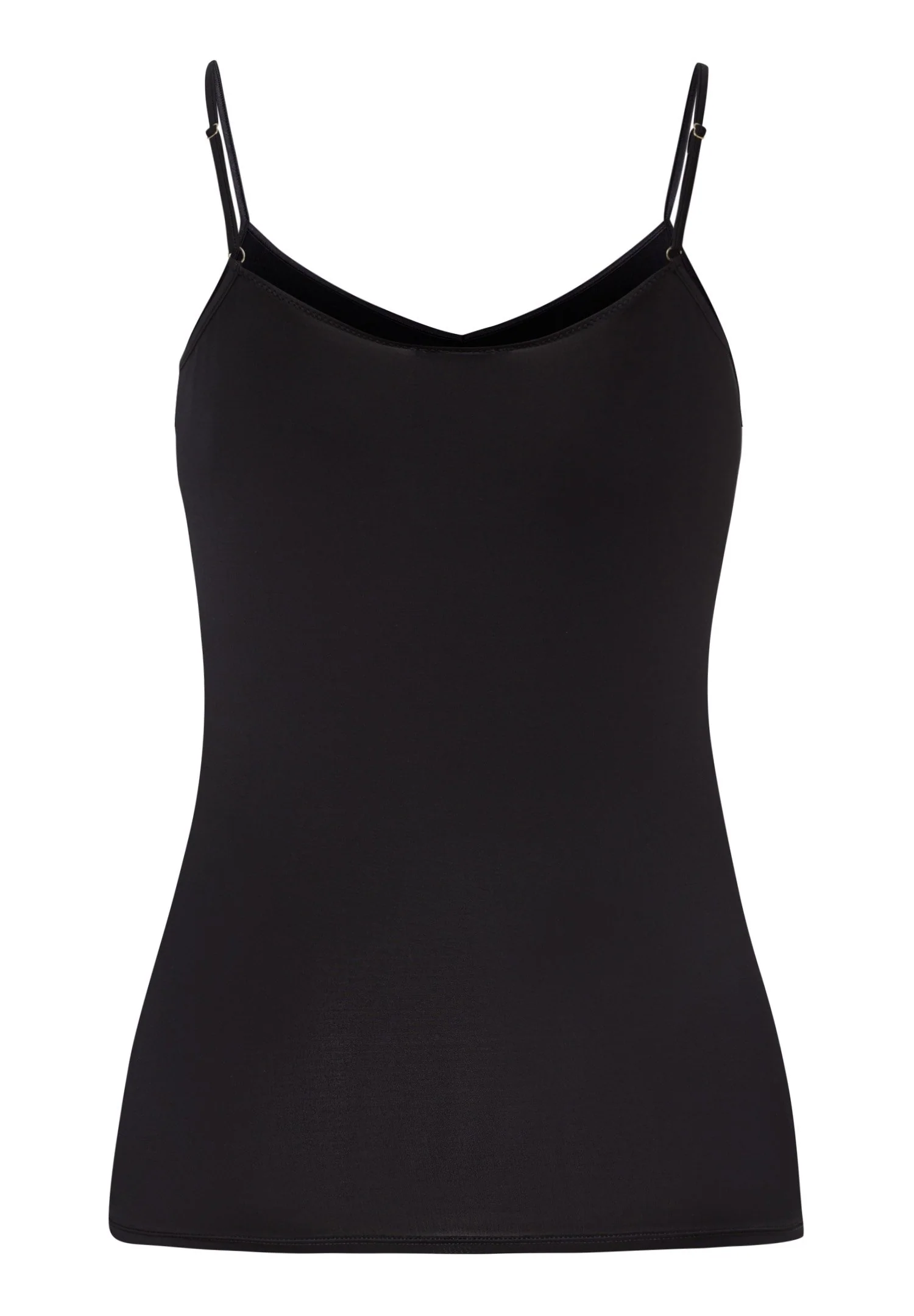 Pure Silk Spaghetti Top | black 071716-070019 - Image 3