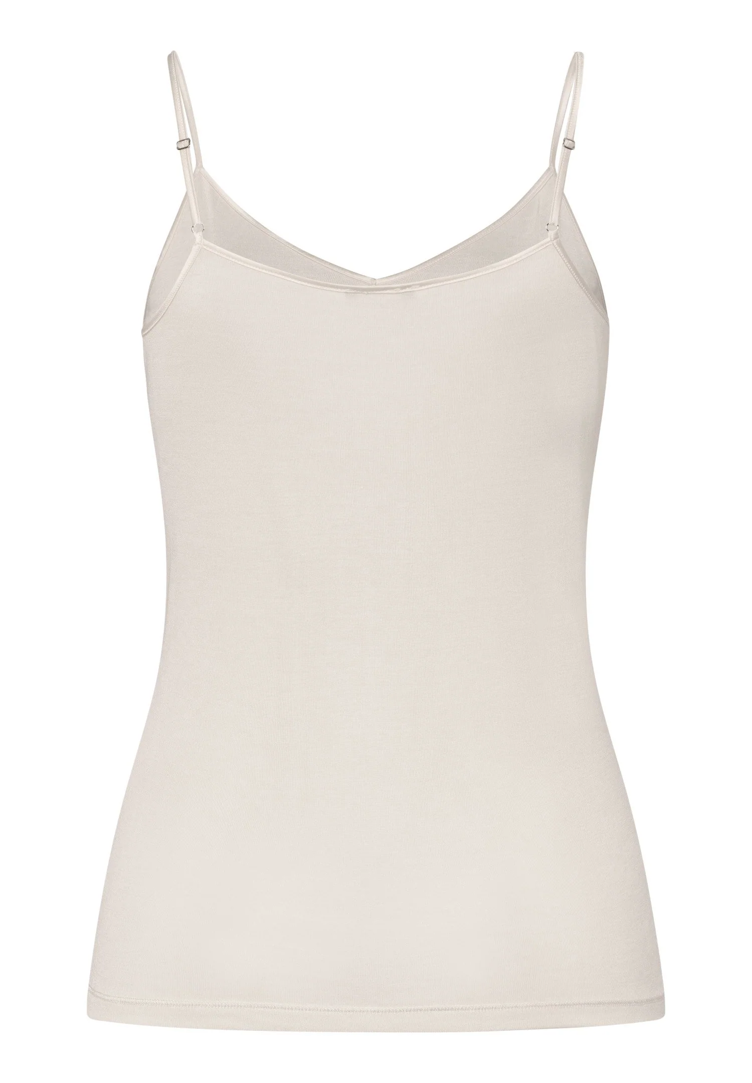 Pure Silk Spaghetti Top | pale cream 071716-070116 - Image 3