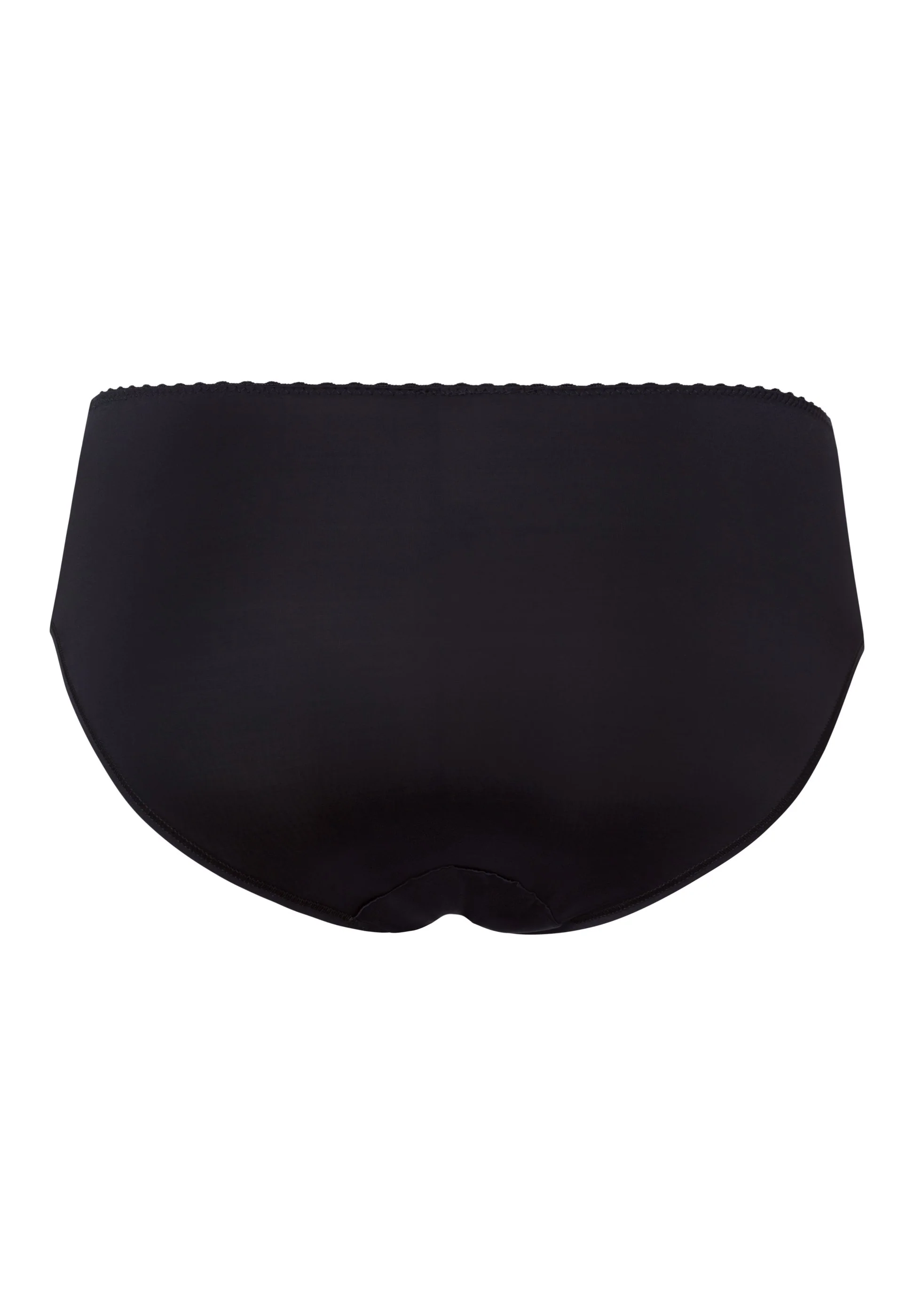 Satin Deluxe Midi Briefs | black 071126-070019 - Image 3