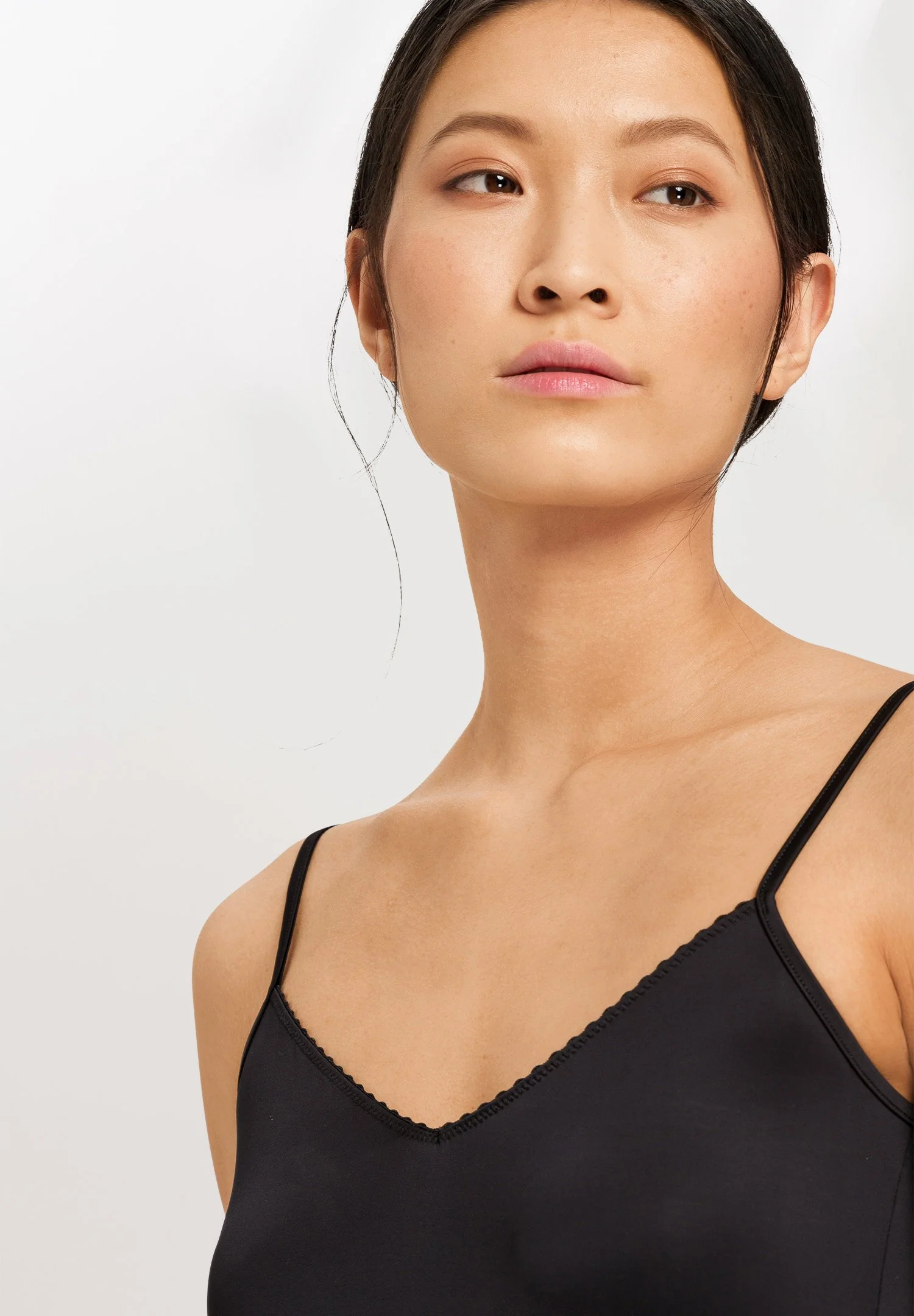Satin Deluxe Spaghetti Top | black 071063-070019 - Image 6