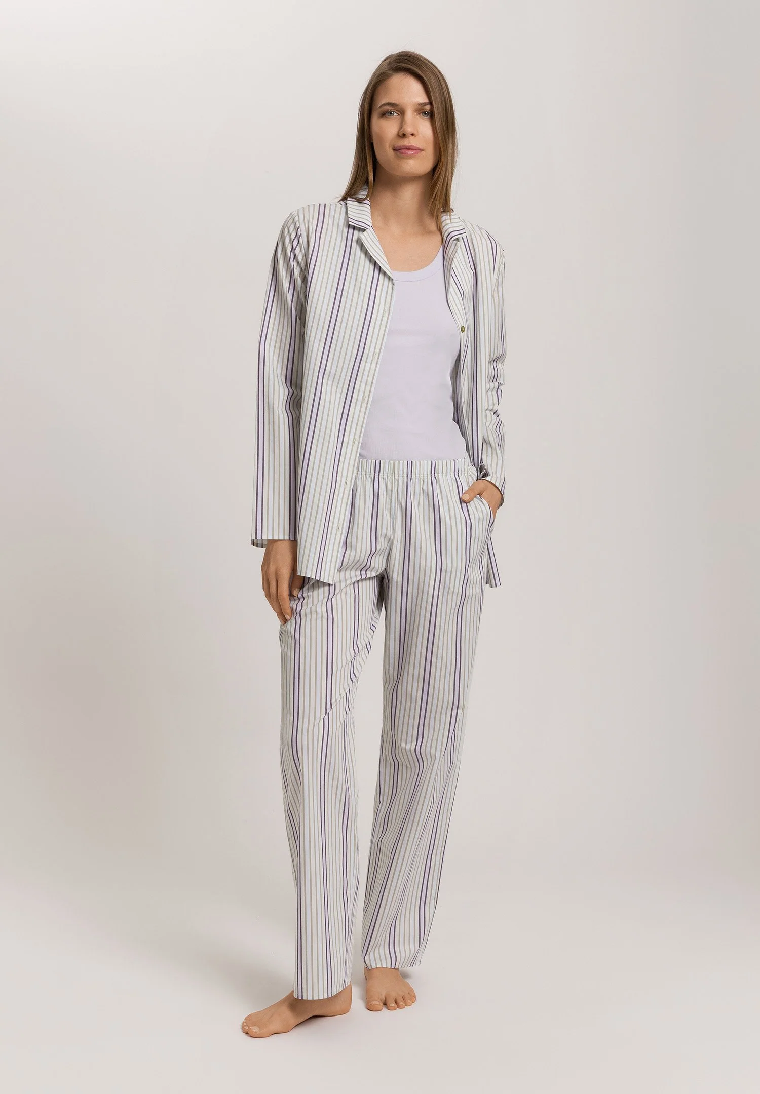 Sleep & Lounge L/SLV Bigshirt | beryl stripe 074849-073054 - Image 5
