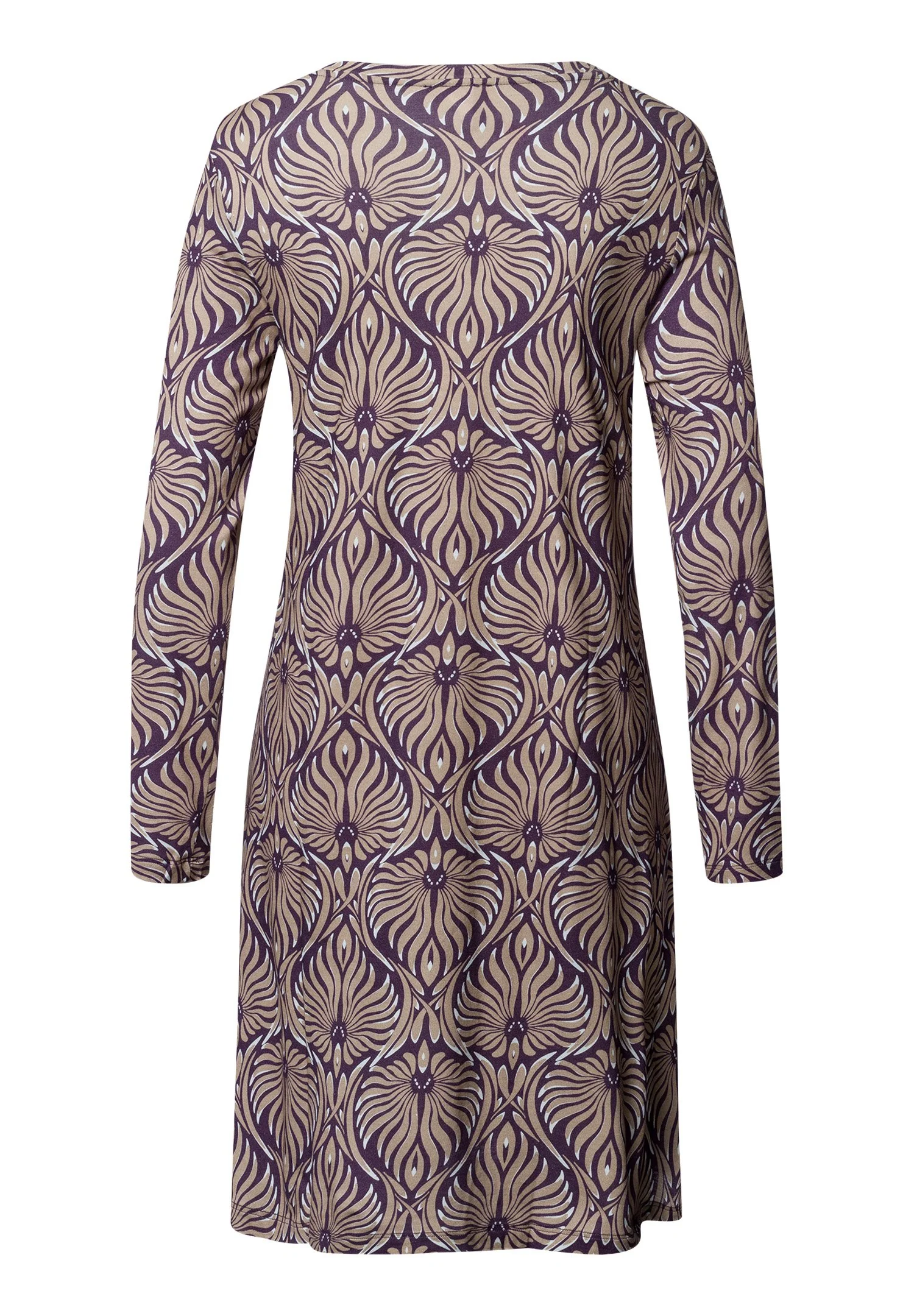 Sleep & Lounge L/SLV Nightdress 95cm | amethyst damask 074847-073049 - Image 3