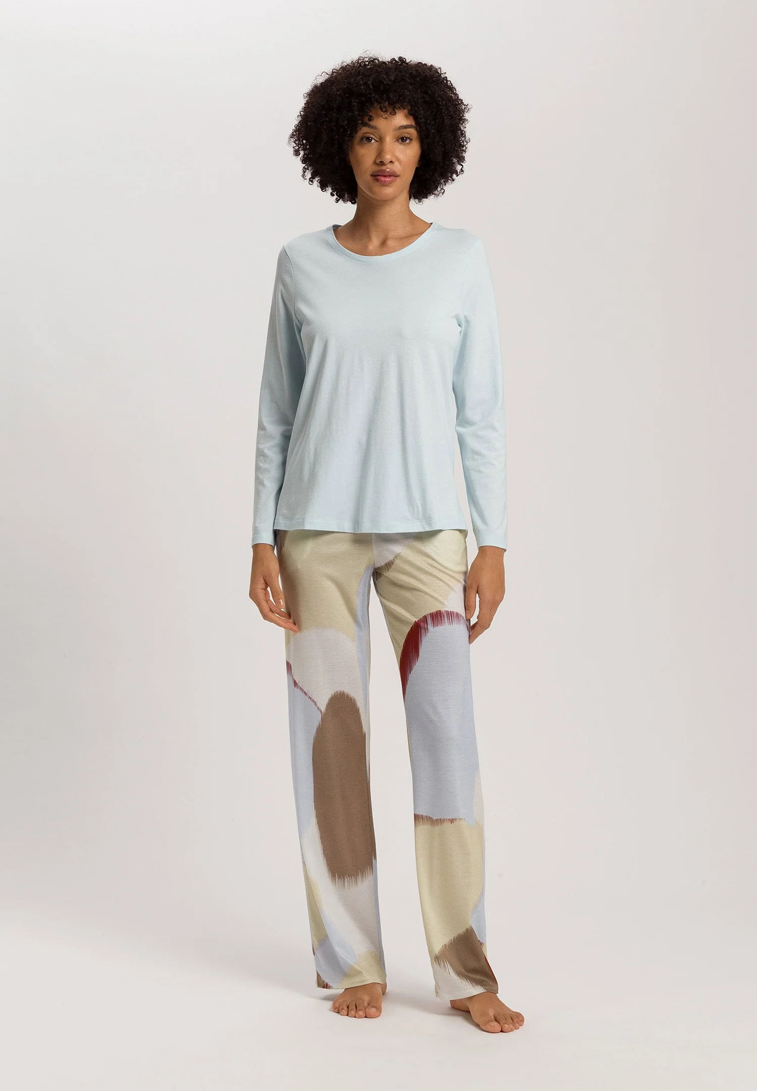 Sleep & Lounge L/SLV Shirt | delicate blue 074844-072535 - Image 5