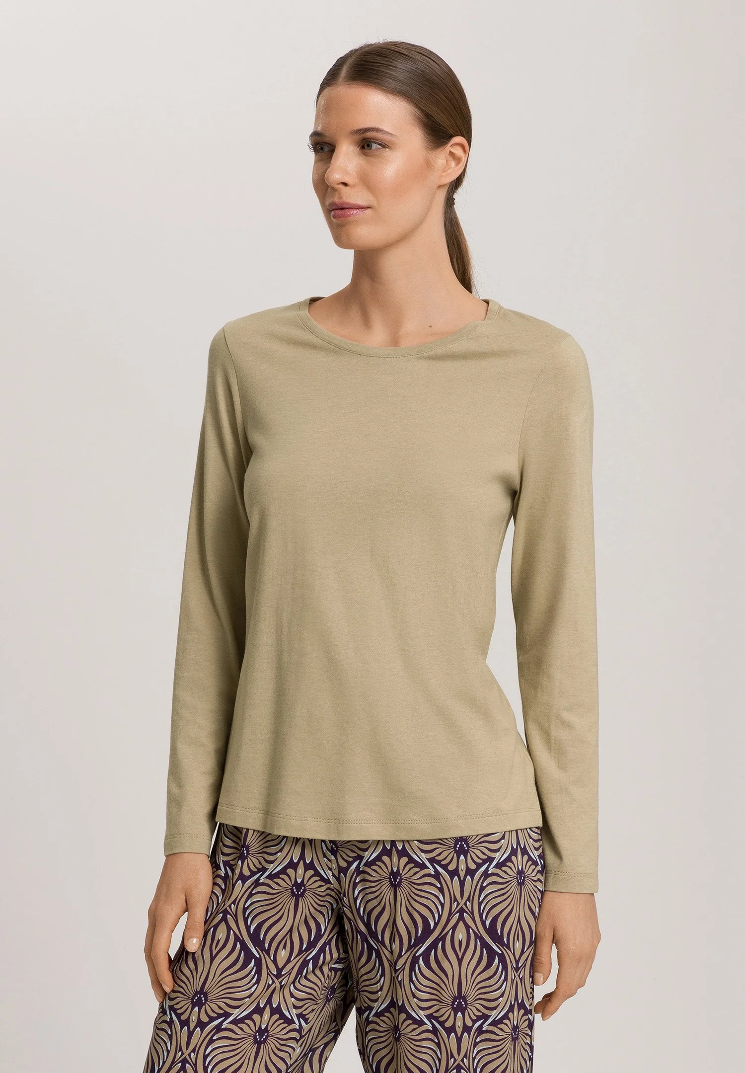 Sleep & Lounge L/SLV Shirt | lemon pepper 074844-072810 - Image 2