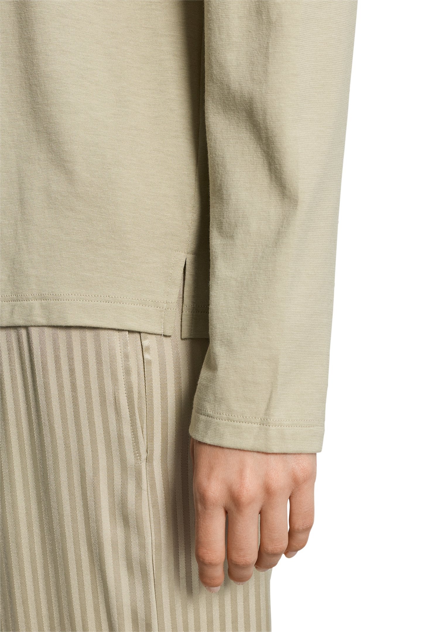 Sleep & Lounge L/SLV Shirt | olive stem 074844-072661 - Image 6