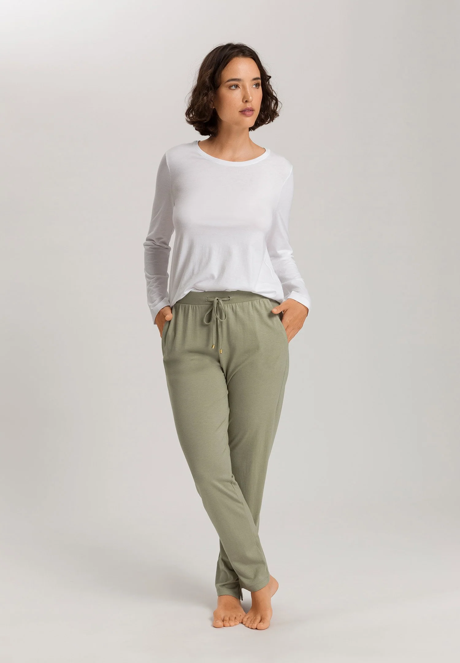 Sleep & Lounge L/SLV Shirt | white 074844-070101 - Image 5