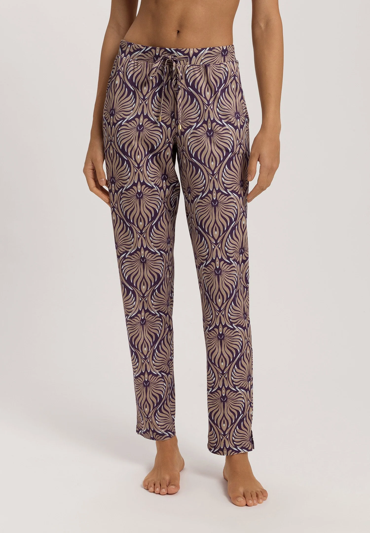Sleep & Lounge Long Pants | amethyst damask 074845-073049 - Image 2