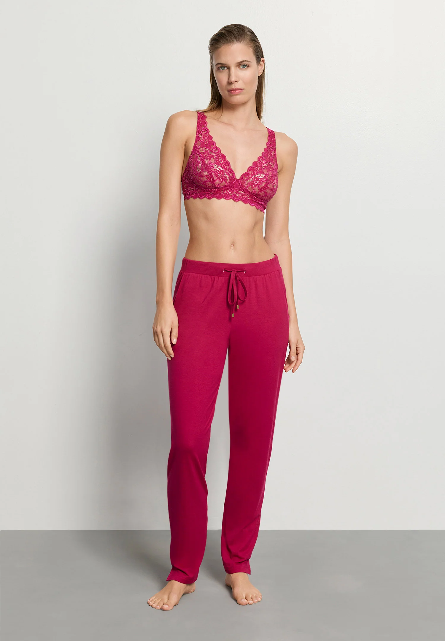 Sleep & Lounge Long Pants | light sangria 074846-072465 - Image 5