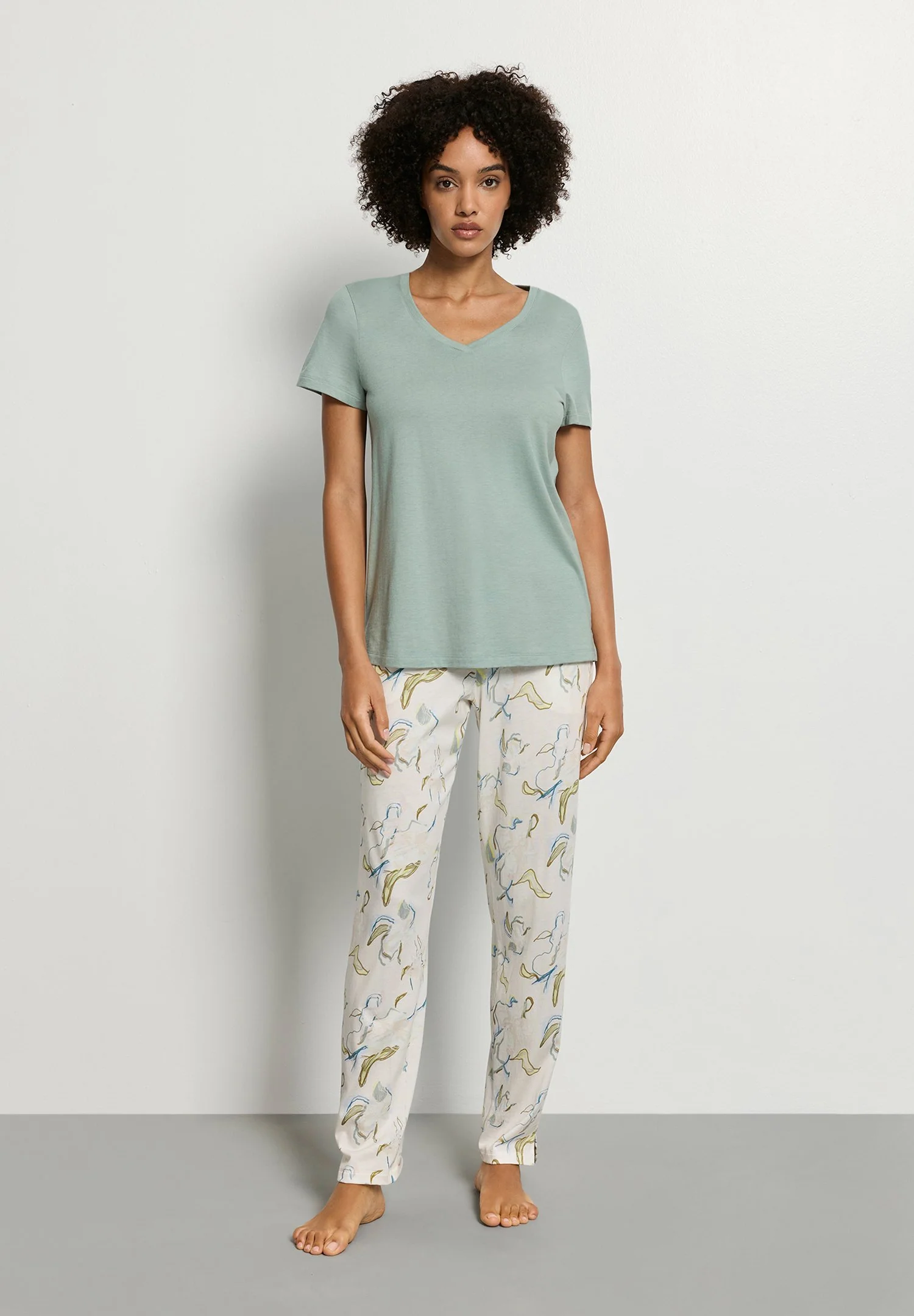 Sleep & Lounge S/SLV Shirt | dark seafoam 074842-072733 - Image 5