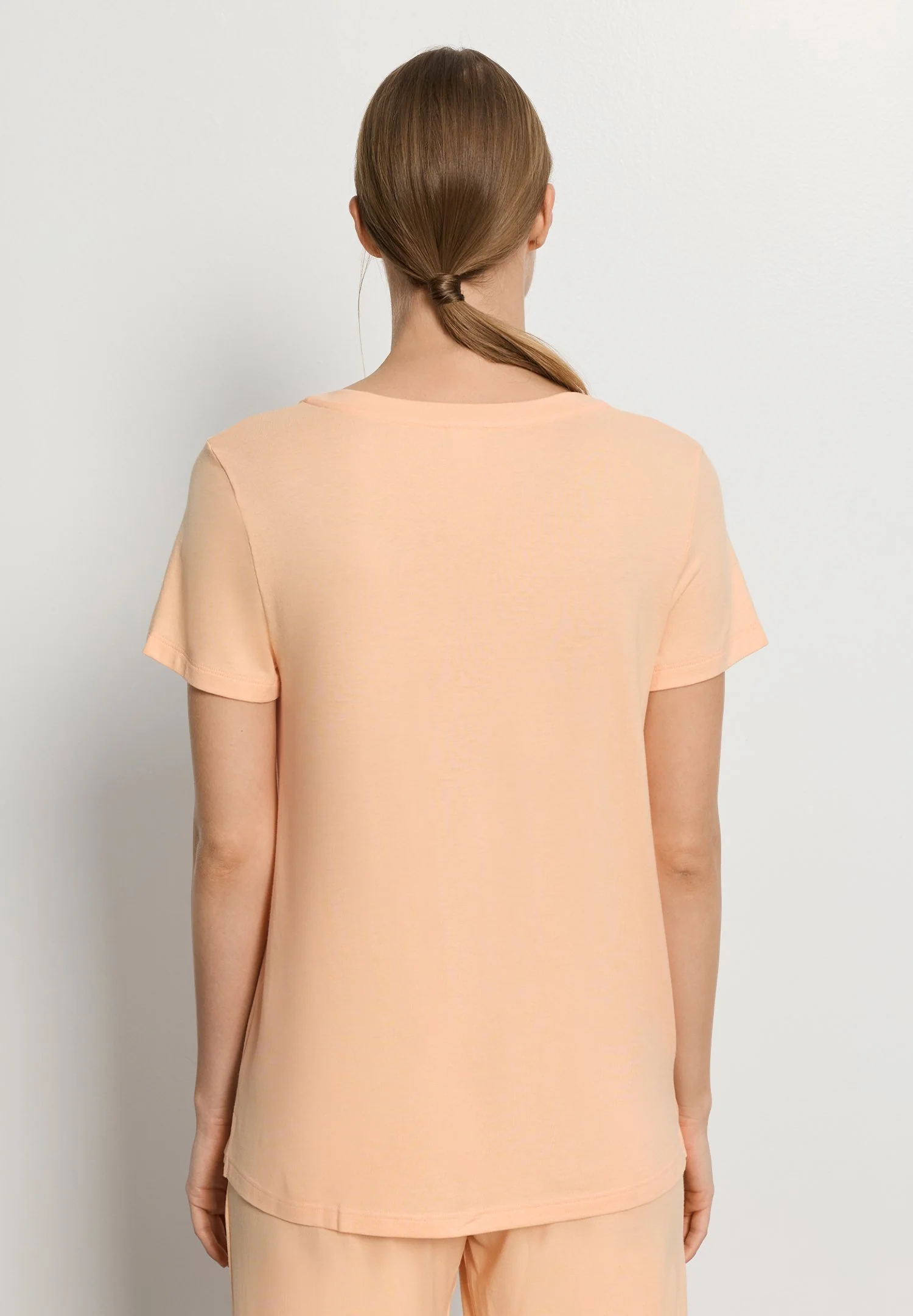 Sleep & Lounge S/SLV Shirt | peach nougat 079050-072274 - Image 4