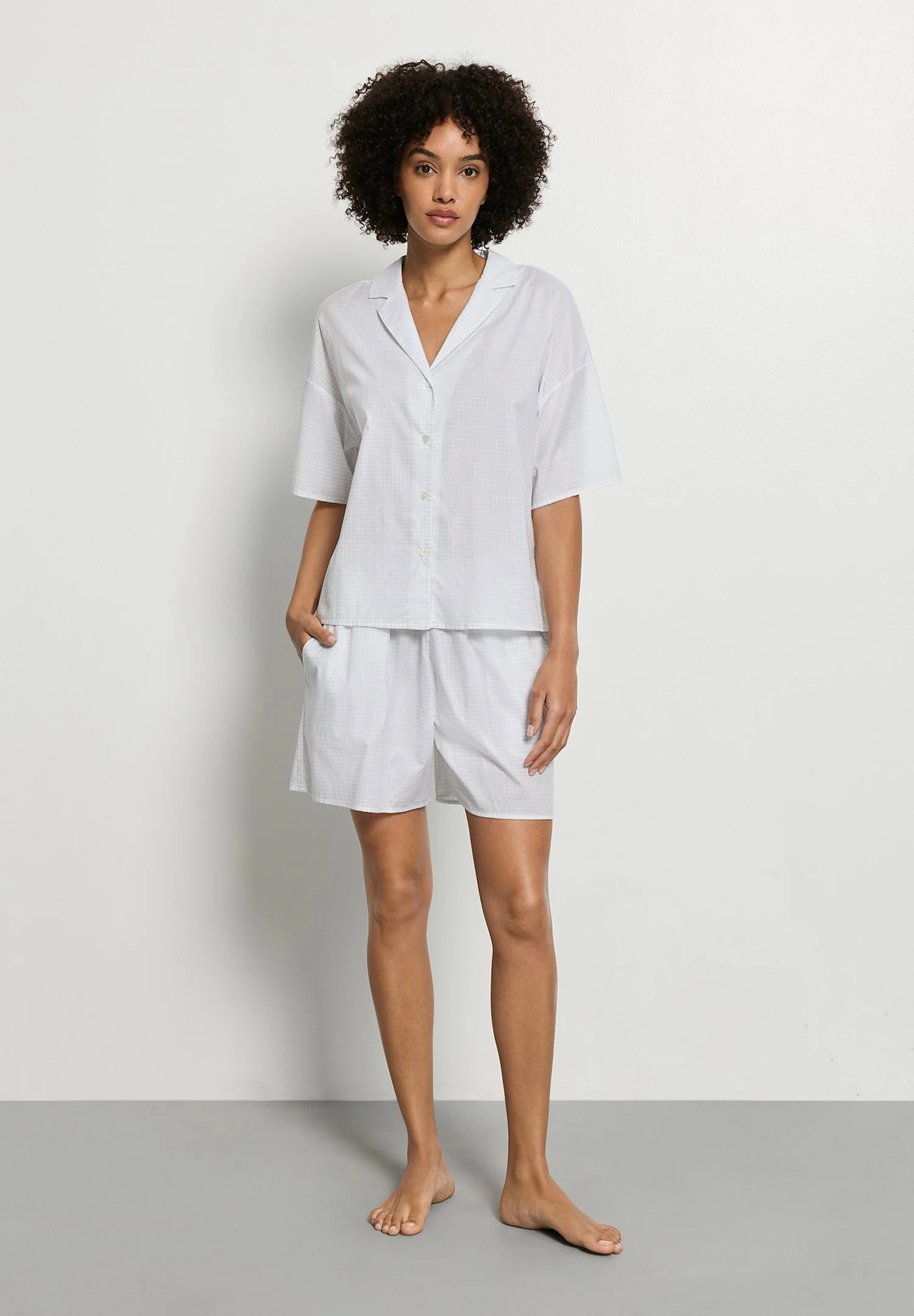 Sleep & Lounge S/SLV Shirt | squared sky 074866-073079 - Image 6