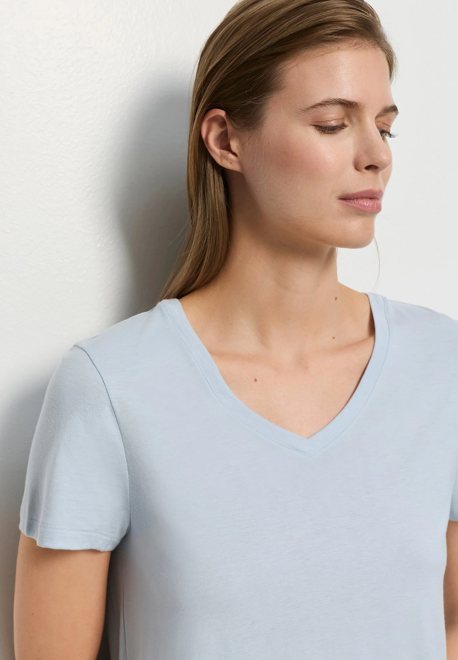 Sleep & Lounge S/SLV Shirt | watery blue 074842-072244 - Image 6