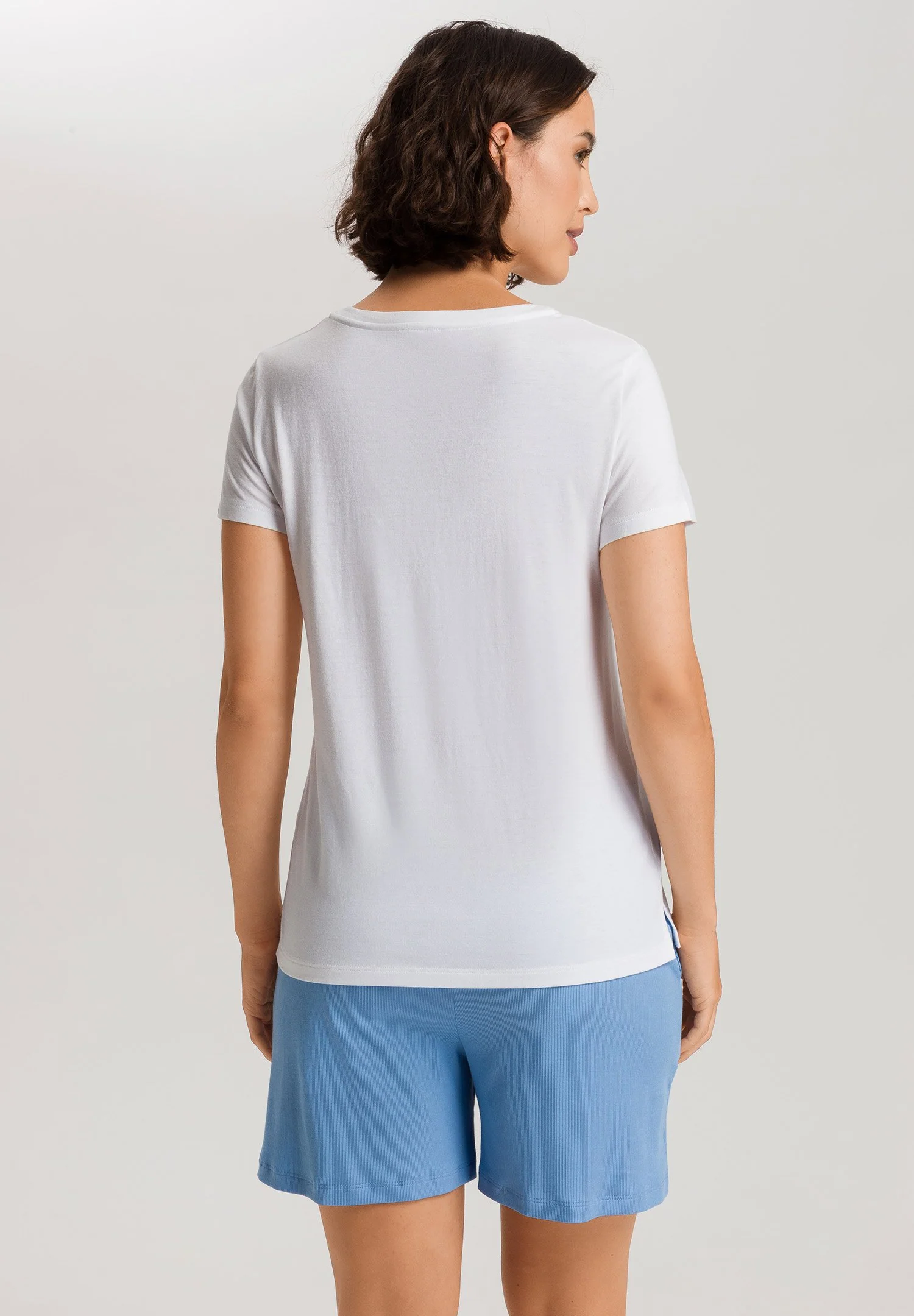 Sleep & Lounge S/SLV Shirt | white 074842-070101 - Image 4