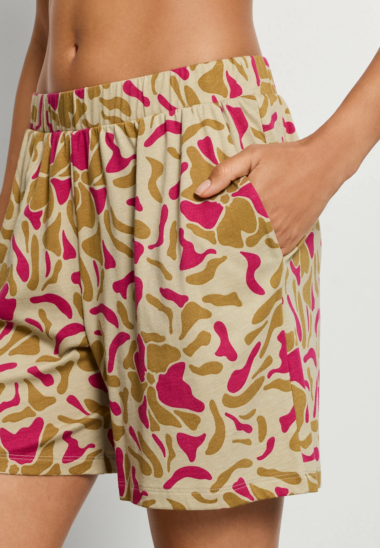 Sleep & Lounge Short Pants | illustrated petals 074852-073073 - Image 6