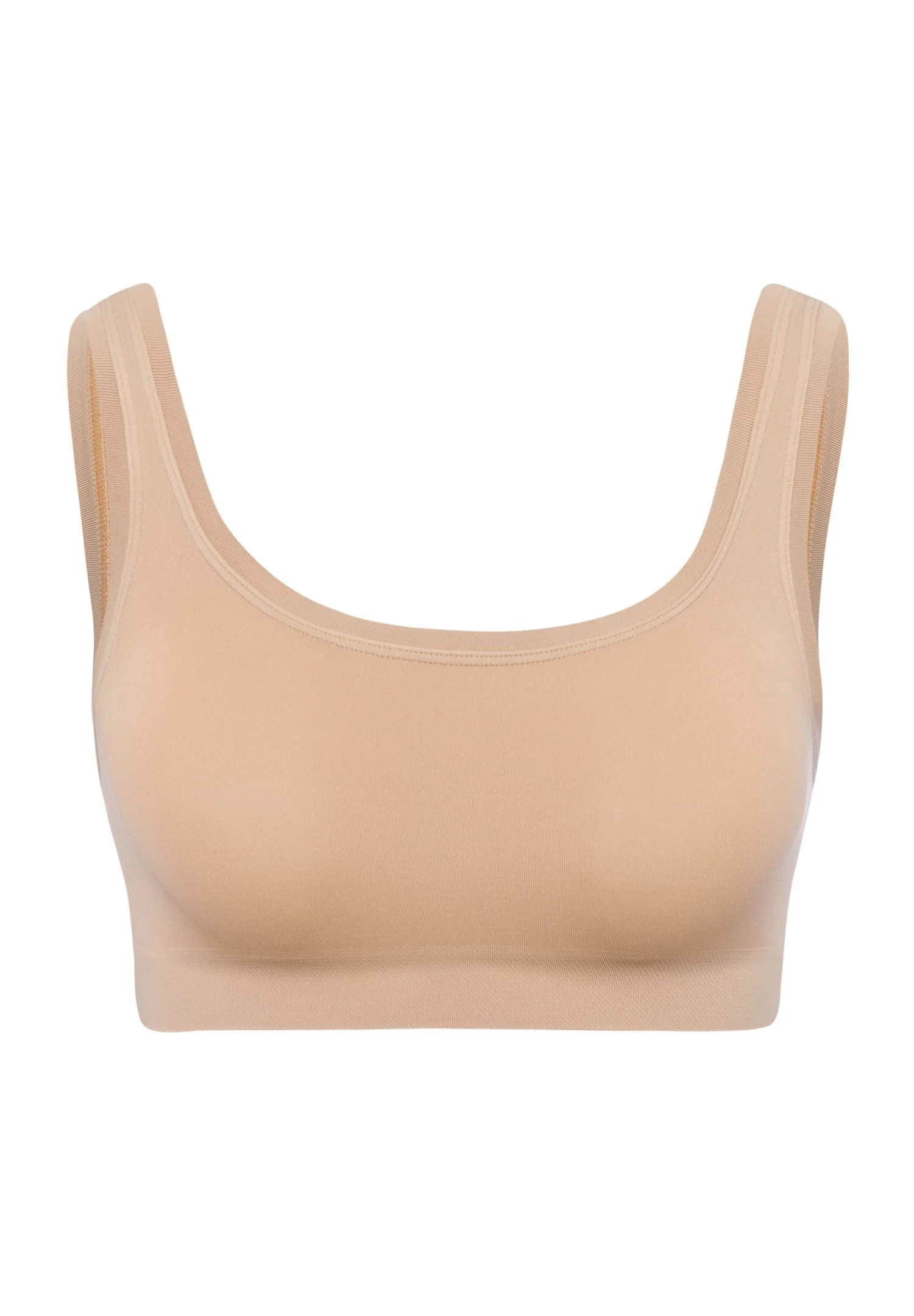 Touch Feeling Crop Top | beige 071810-070274