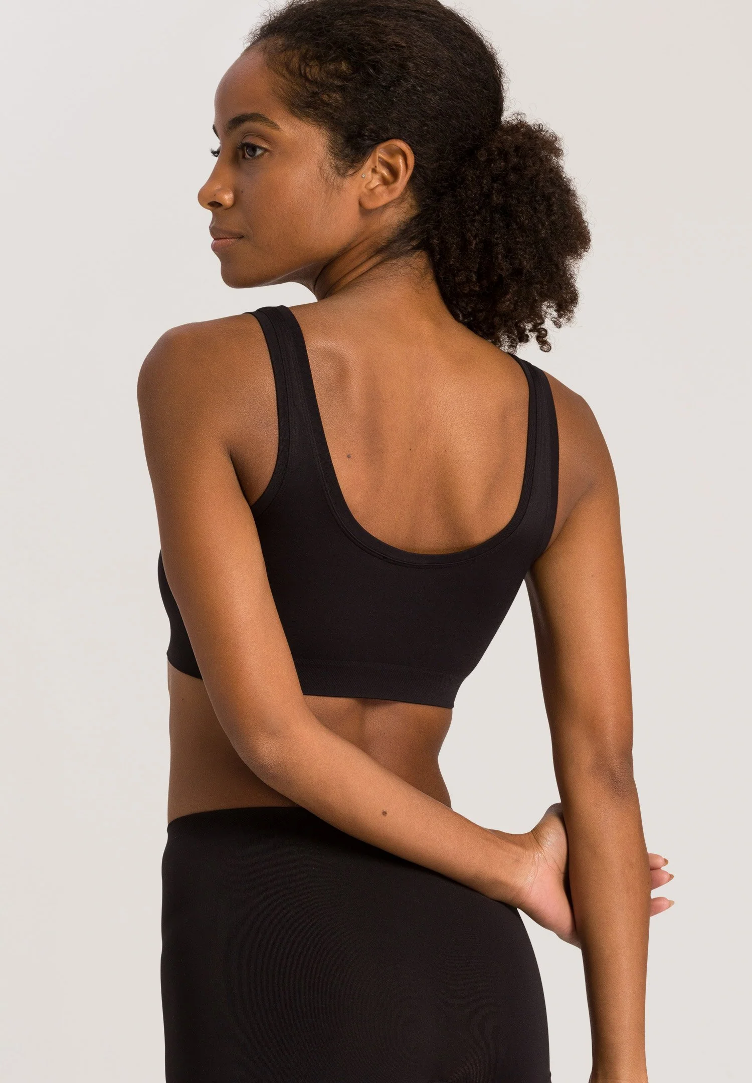 Touch Feeling Crop Top | black 071810-070199 - Image 4