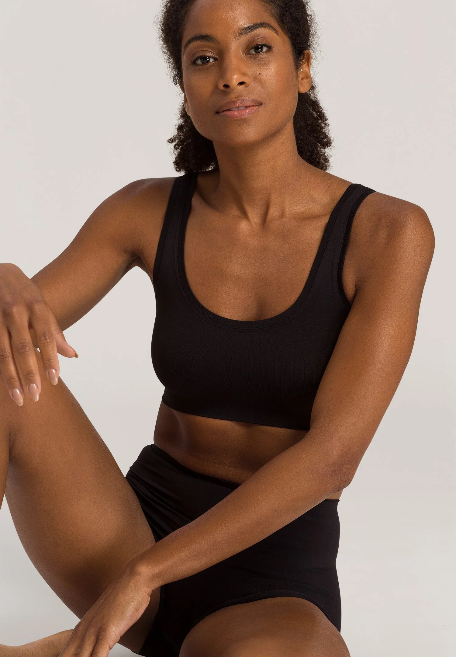 Touch Feeling Crop Top | black 071810-070199 - Image 7