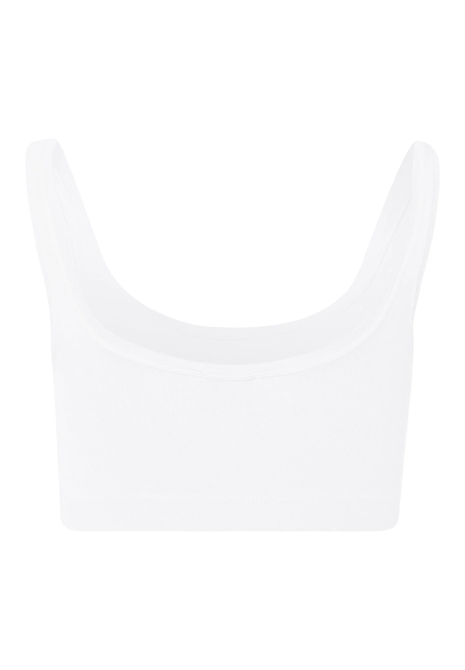 Touch Feeling Crop Top | white 071810-070101 - Image 3