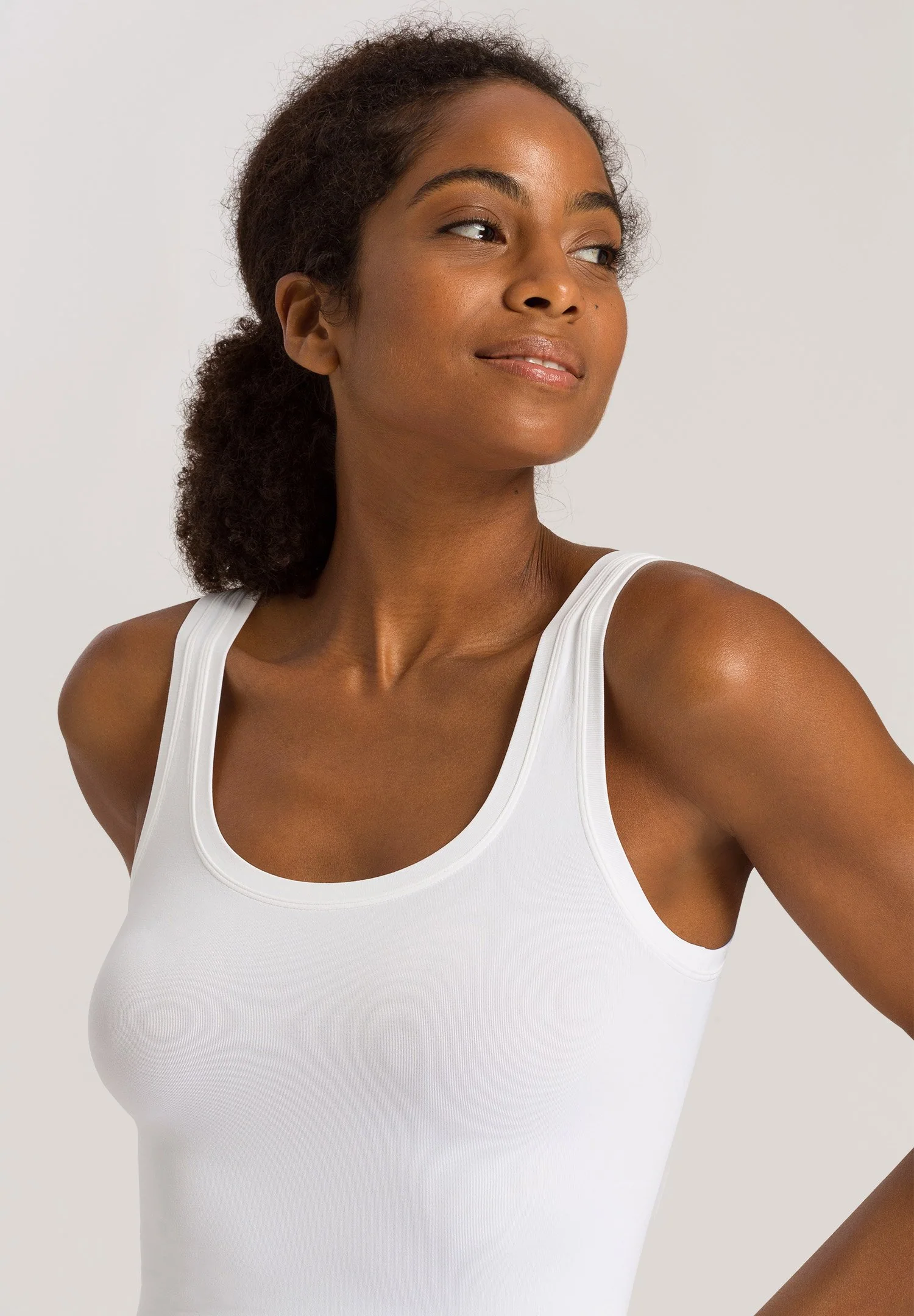 Touch Feeling Tank Top | white 071814-070101 - Image 6