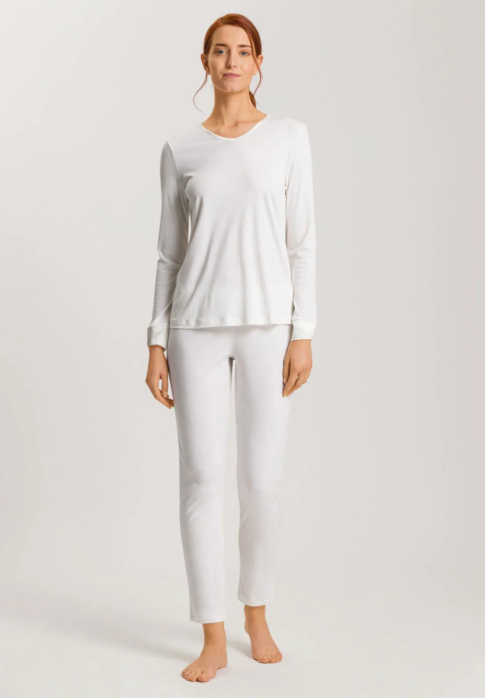 Virginia L/SLV Pajama | off white 074876-070102 - Image 2