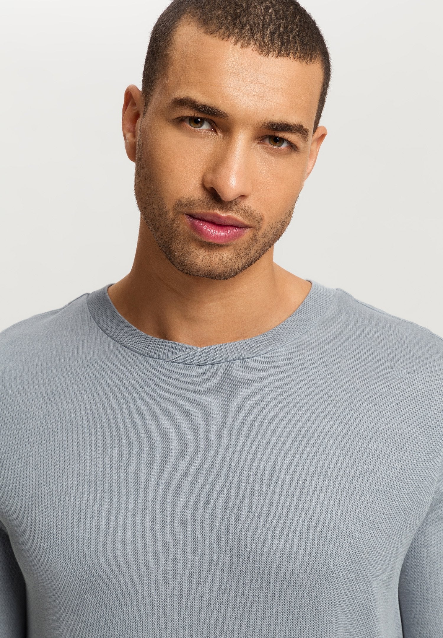 Woolen Comfort L/SLV Shirt | cliff grey 075875-072680 - Image 6