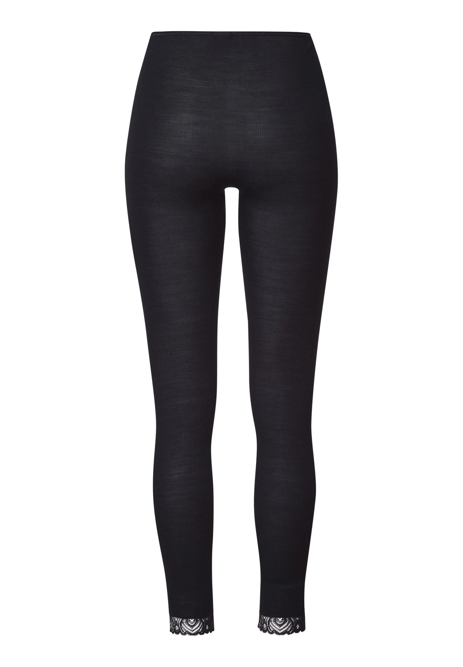 Woolen Lace Leggings | black 070833-070019 - Image 3