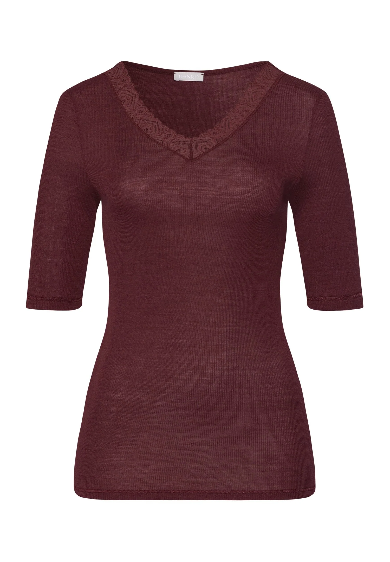Woolen Lace S/SLV Shirt | vivid brown 070829-072421