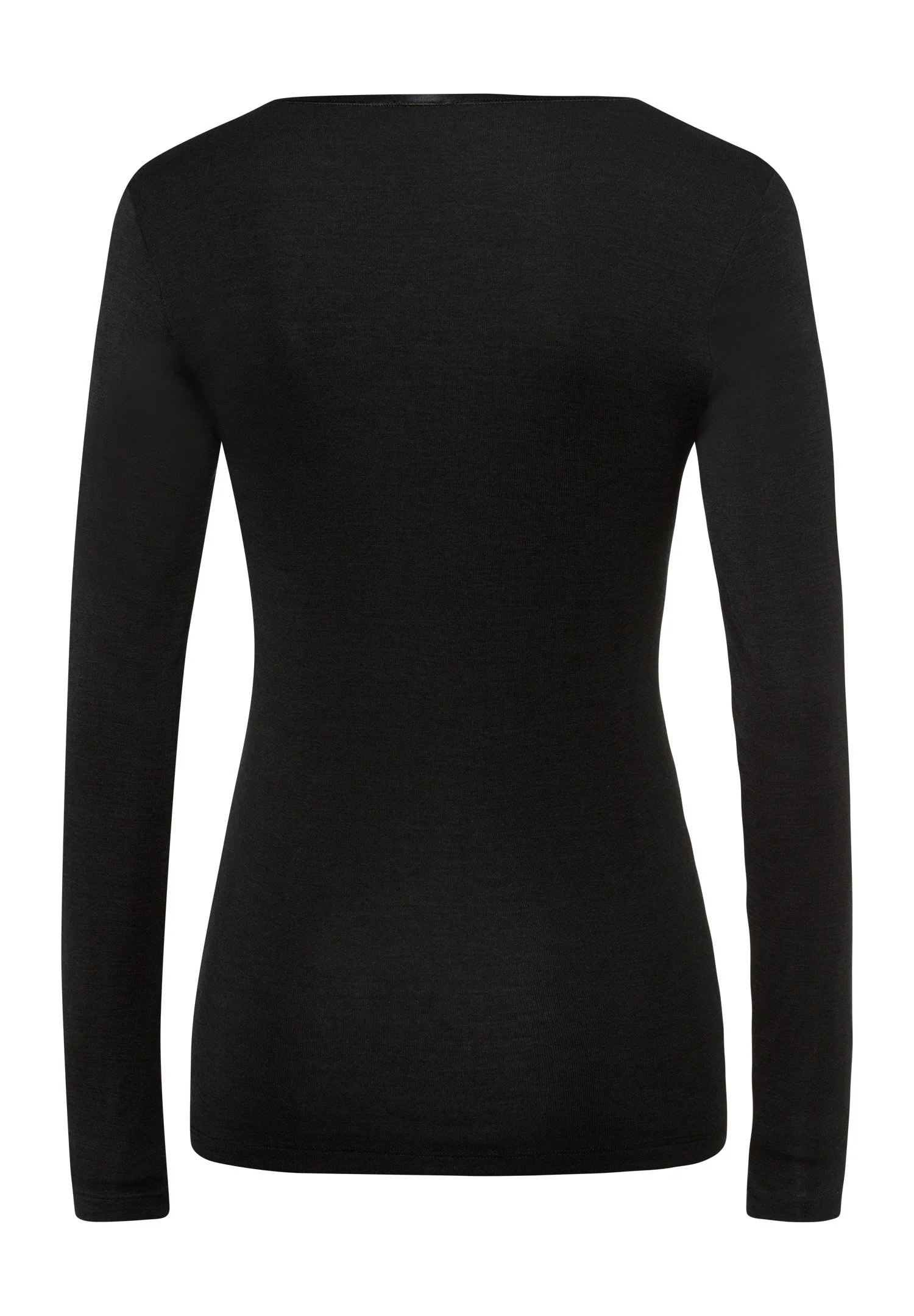 Woolen Silk L/SLV Shirt | black 071409-070018 - Image 3
