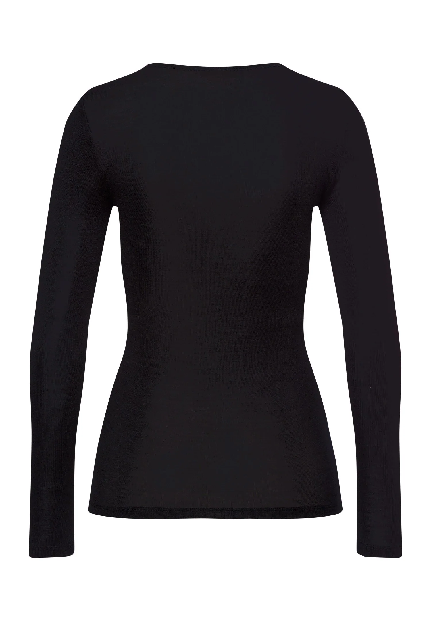 Woolen Silk L/SLV Shirt | black 071522-070018 - Image 3