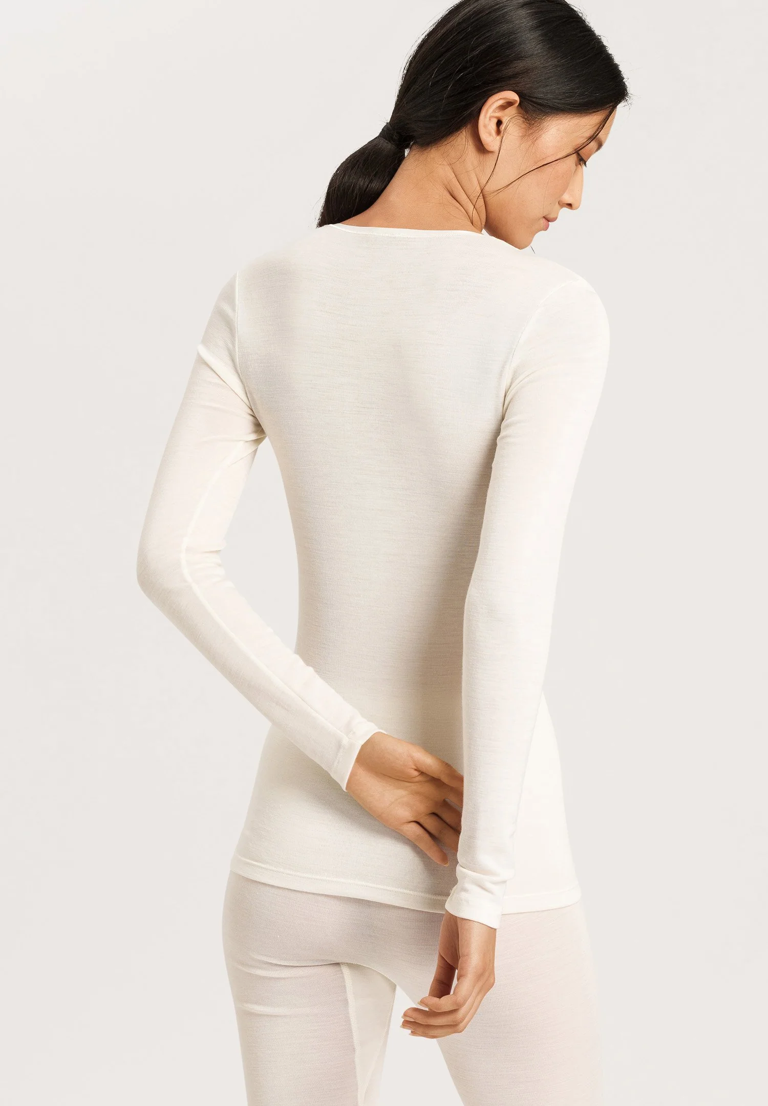 Woolen Silk L/SLV Shirt | cygne 071409-070795 - Image 4