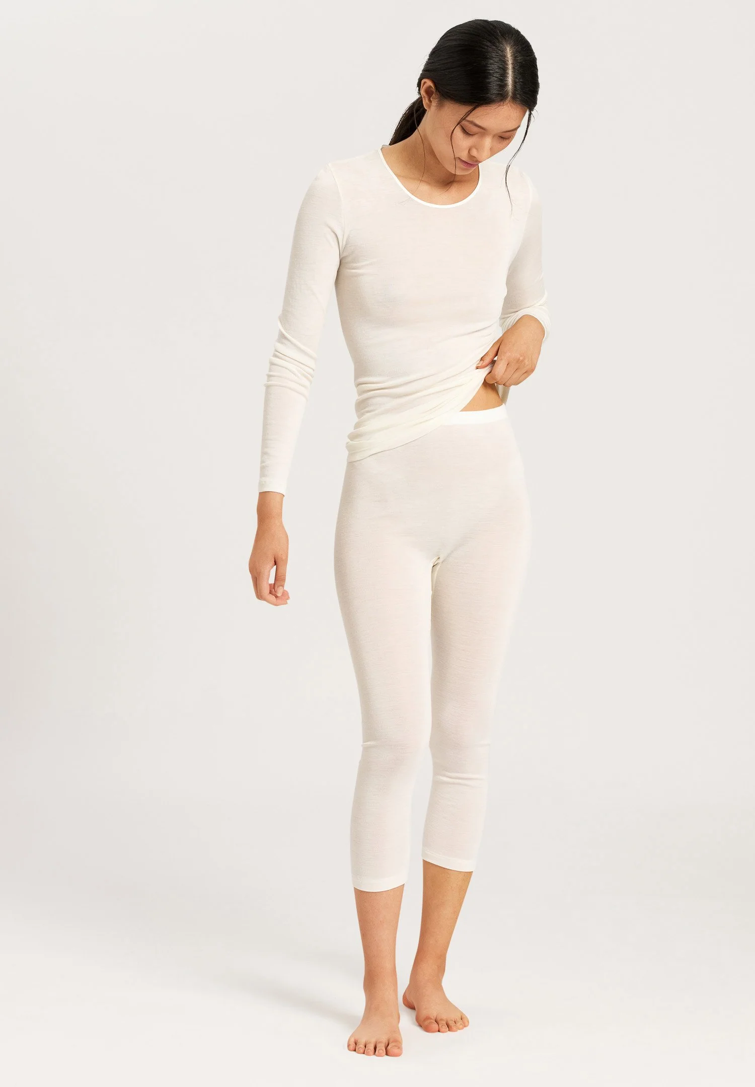Woolen Silk L/SLV Shirt | cygne 071409-070795 - Image 5