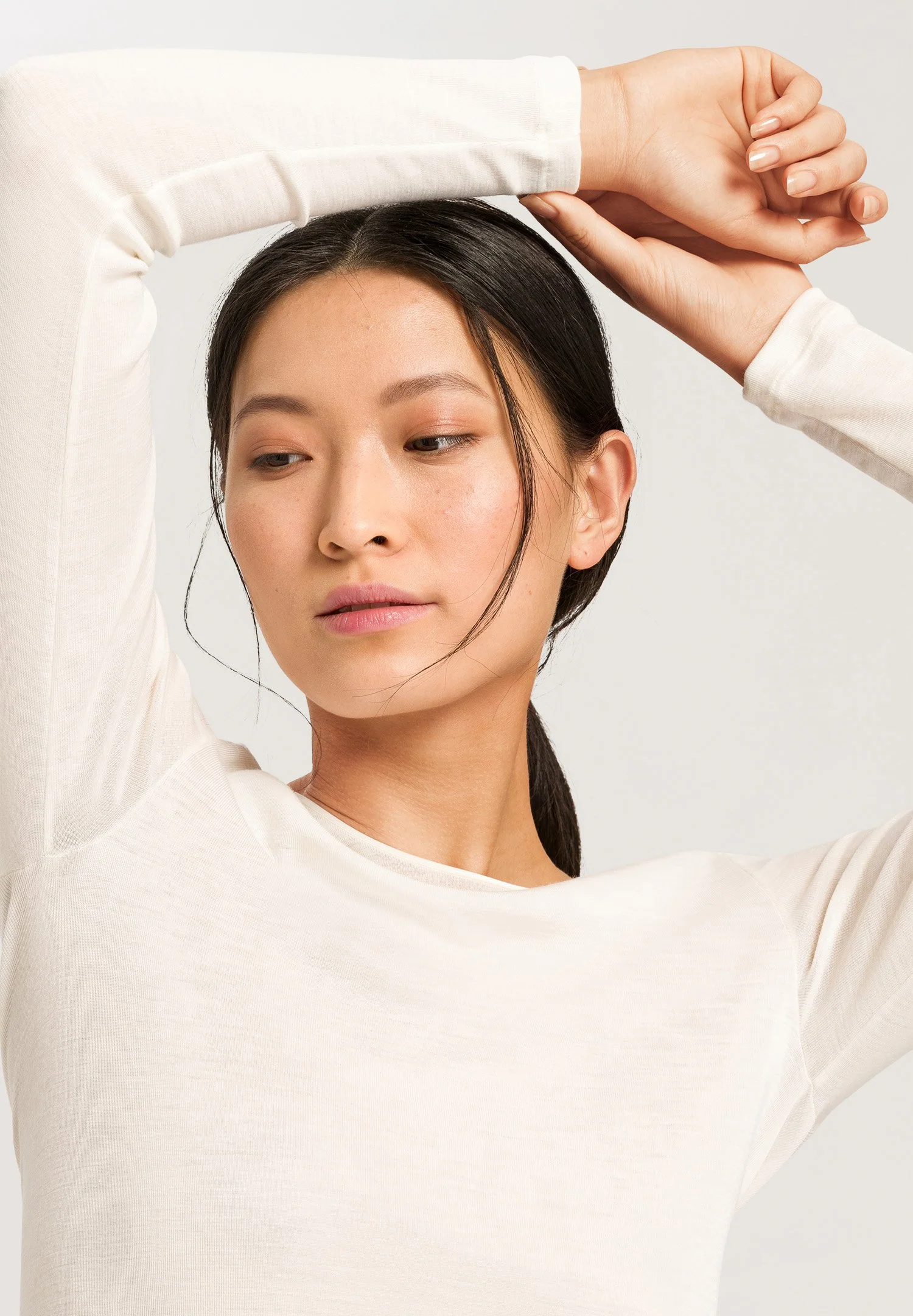 Woolen Silk L/SLV Shirt | cygne 071409-070795 - Image 6