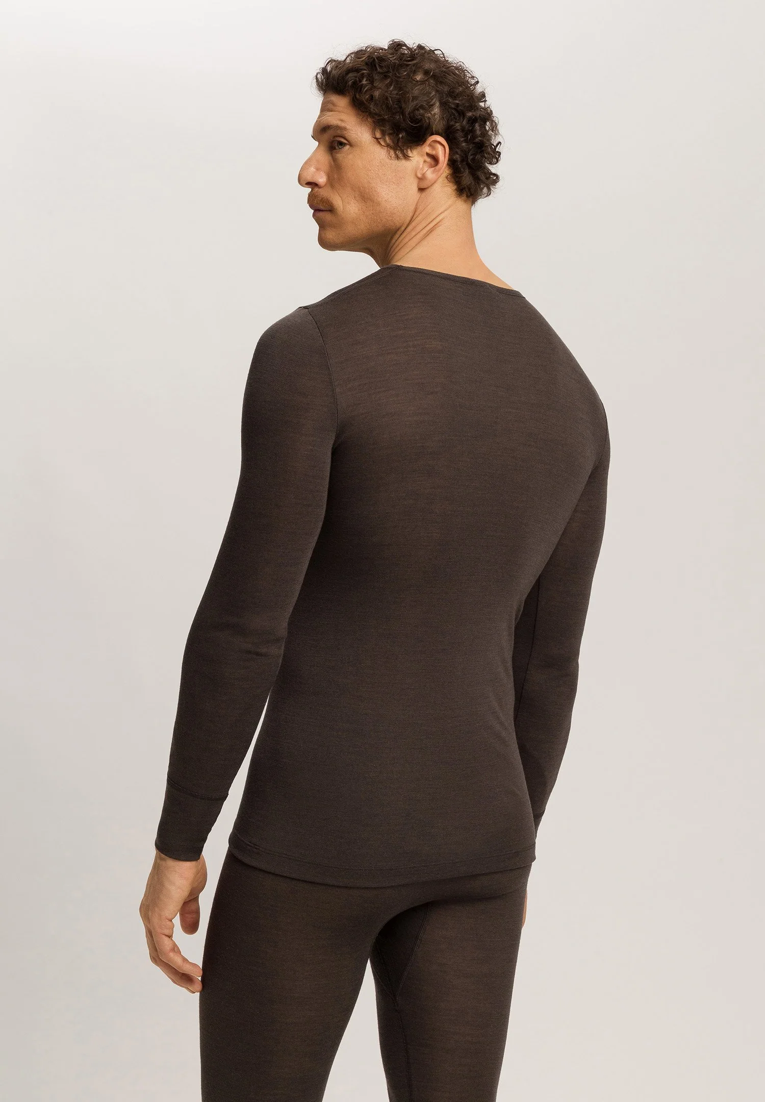 Woolen Silk L/SLV Shirt | earthy ink 073402-072147 - Image 4