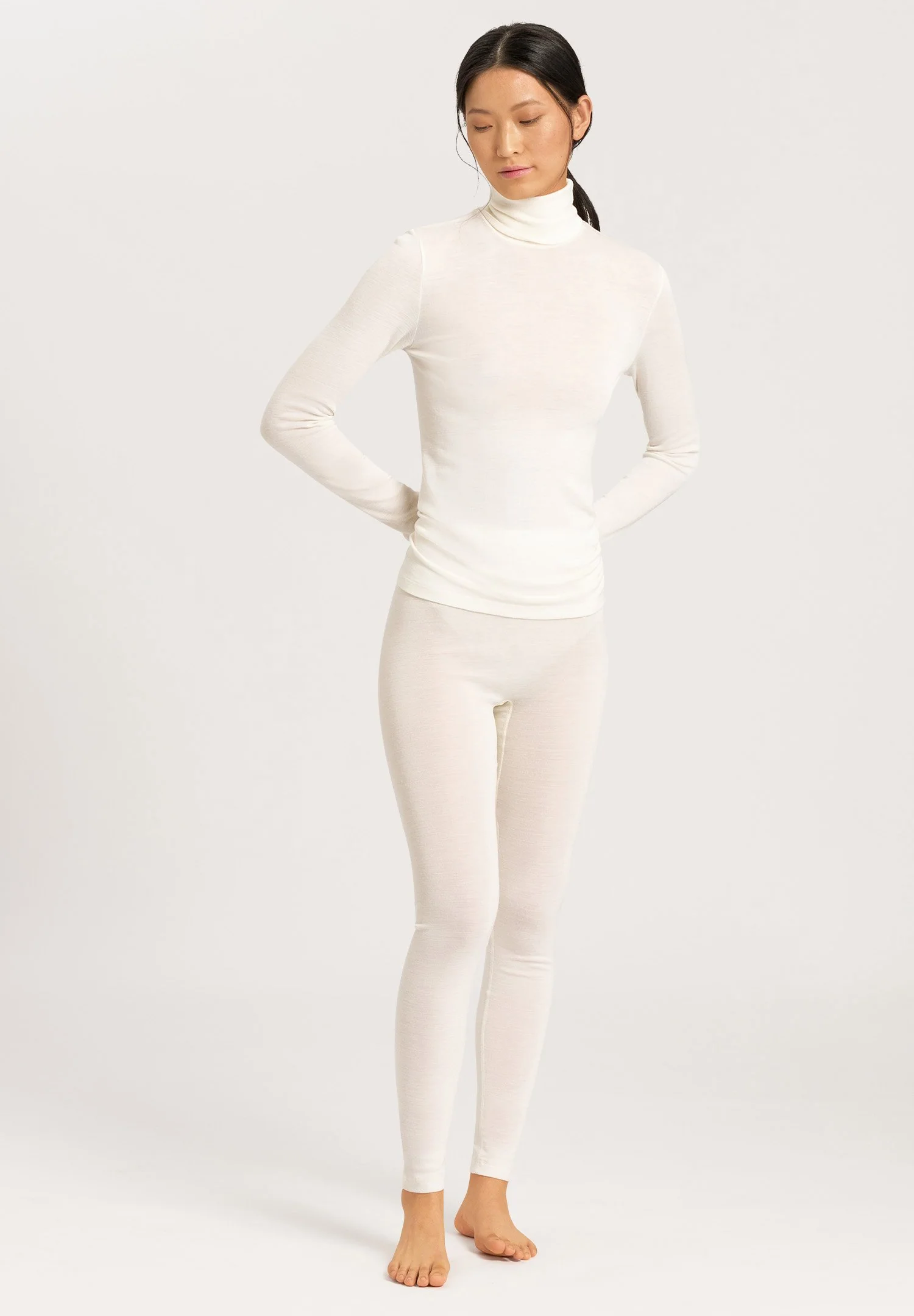 Woolen Silk Leggings | cygne 071422-070795 - Image 5