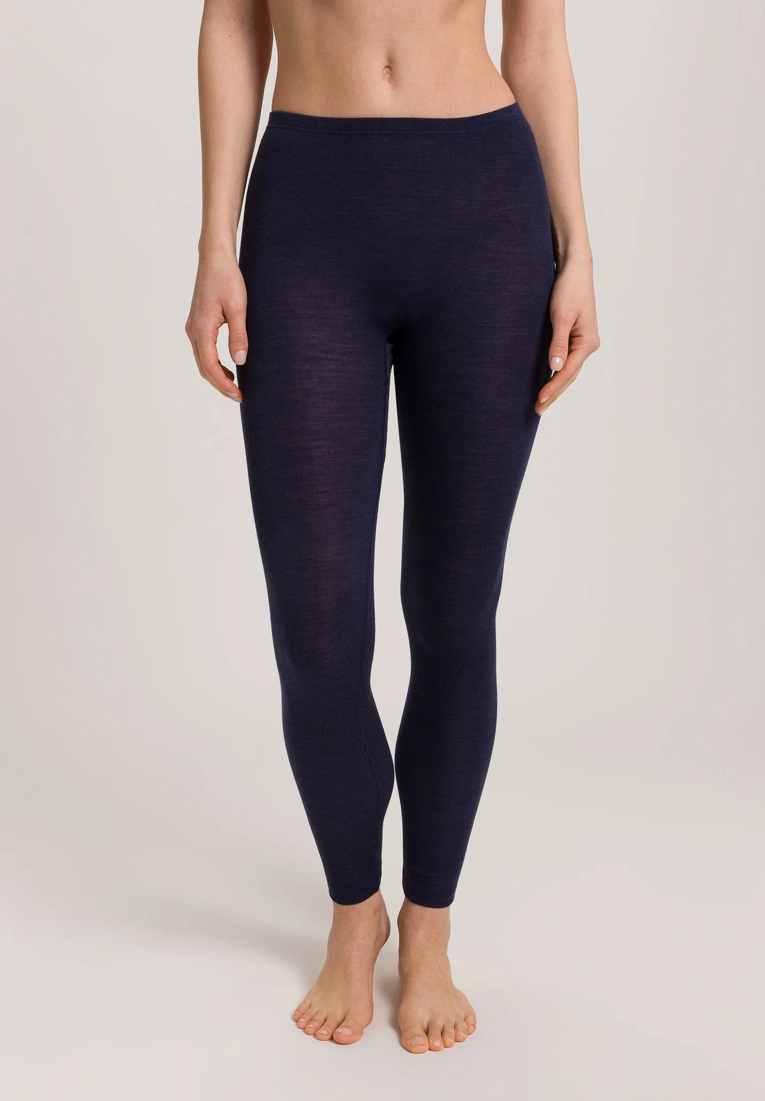 Woolen Silk Leggings | night blue 071422-072624 - Image 2
